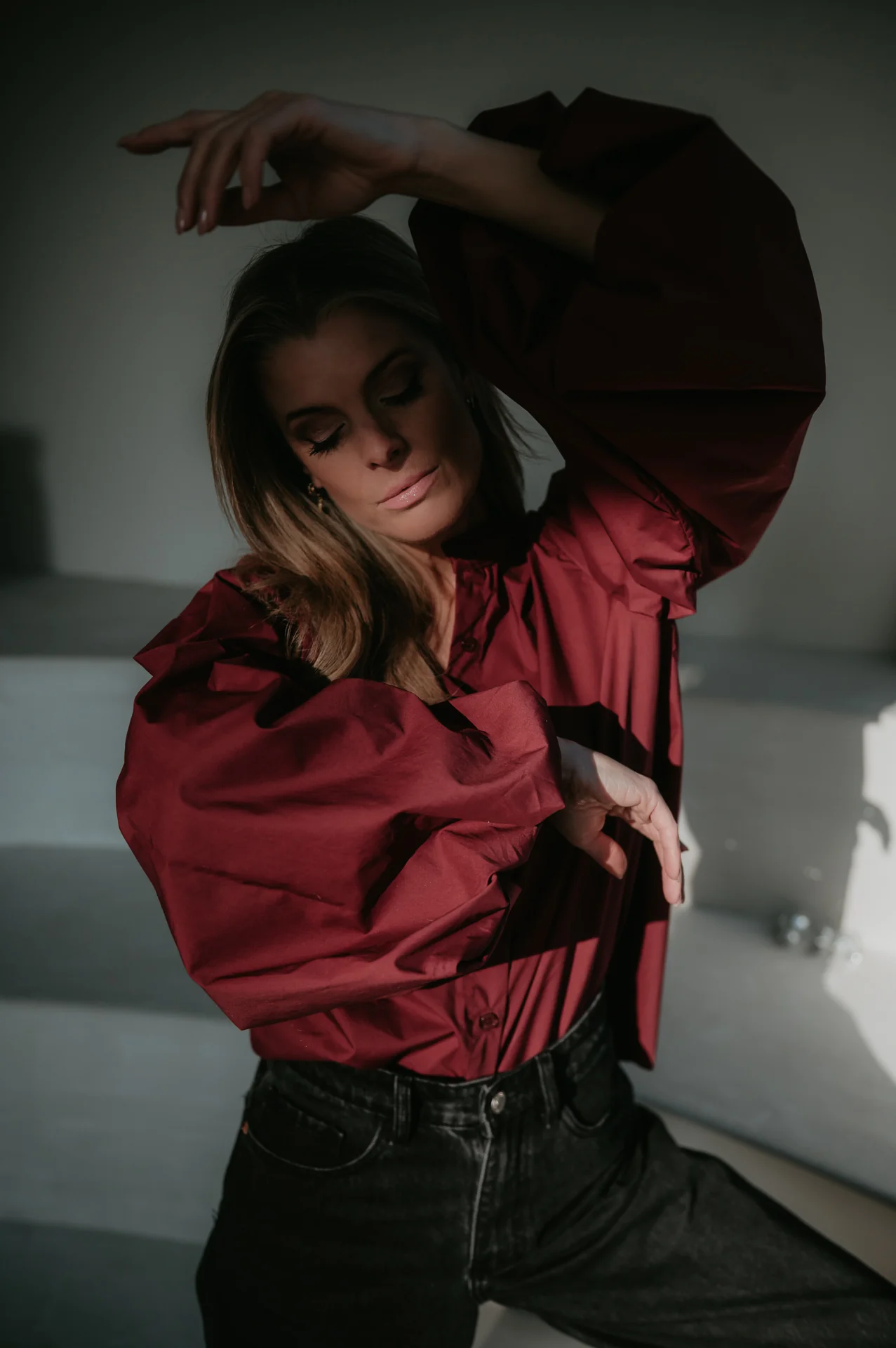 Emuno shirt I Bordeaux - Image 5