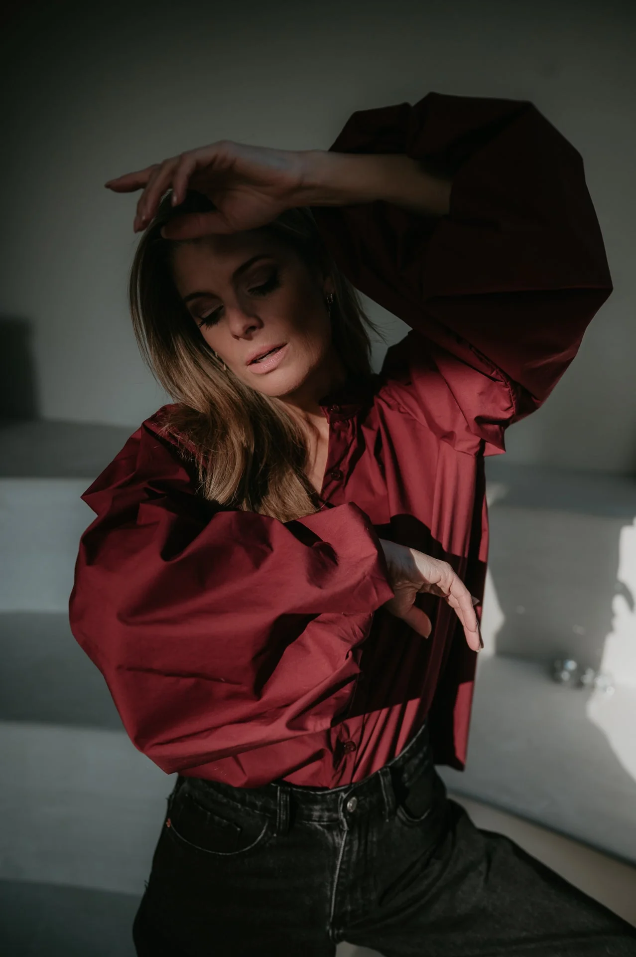 Emuno shirt I Bordeaux - Image 7
