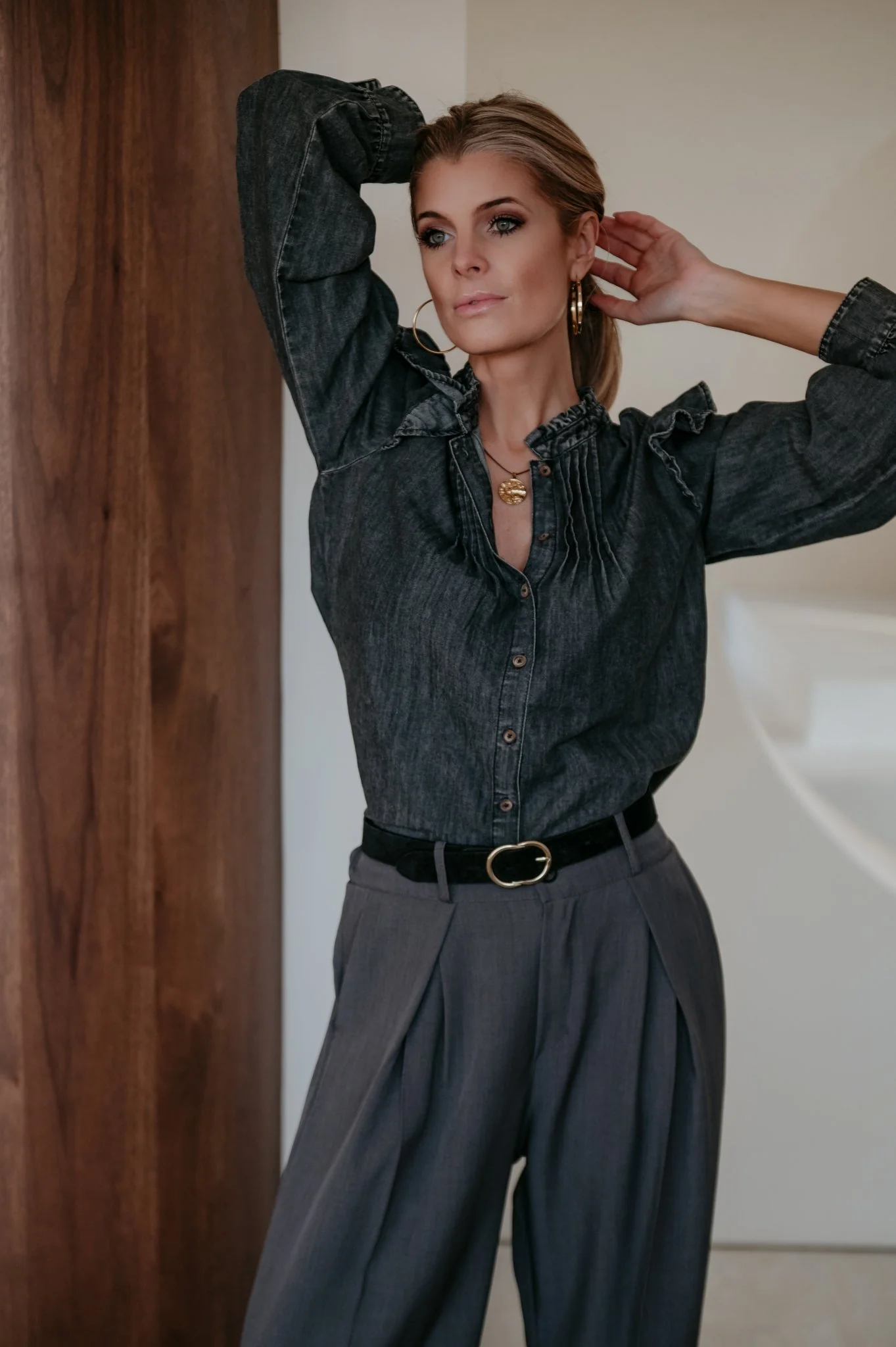 Esule blouse I Grey - Image 7