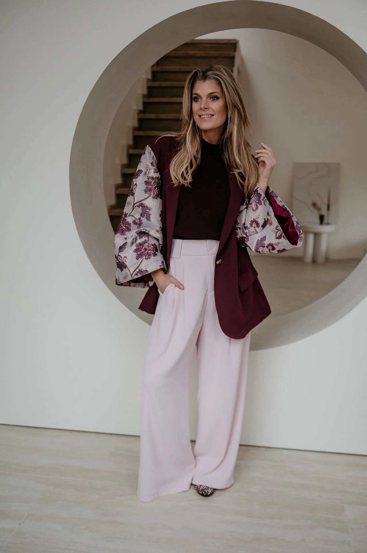 Fiaccola trousers I Powder Rose
