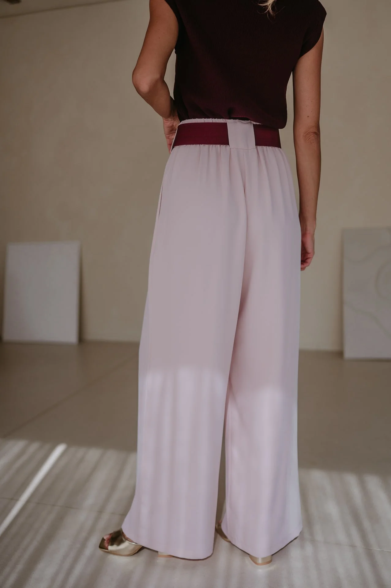 Fiaccola trousers I Powder Rose - Image 11