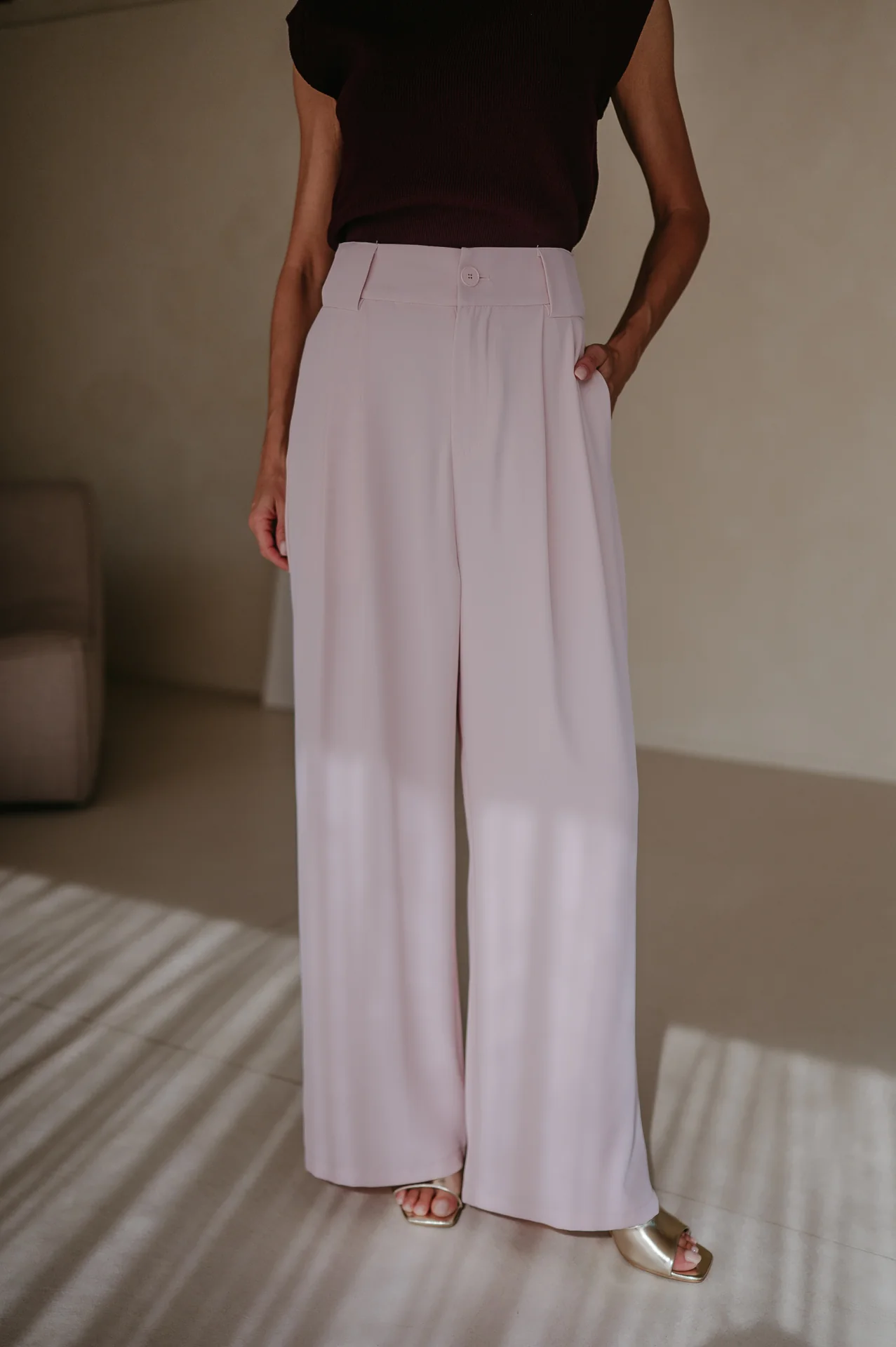 Fiaccola trousers I Powder Rose - Image 12