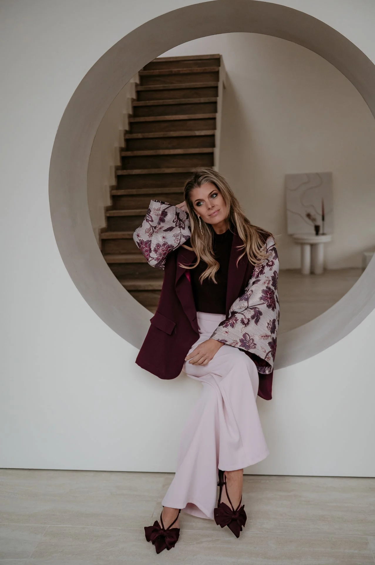 Fiaccola trousers I Powder Rose - Image 3