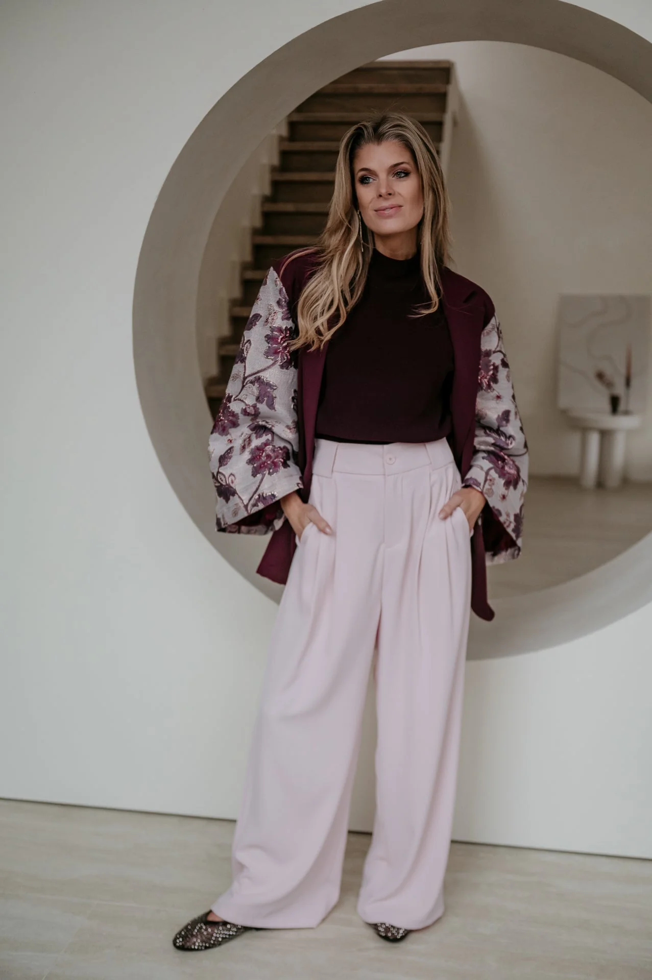 Fiaccola trousers I Powder Rose - Image 6