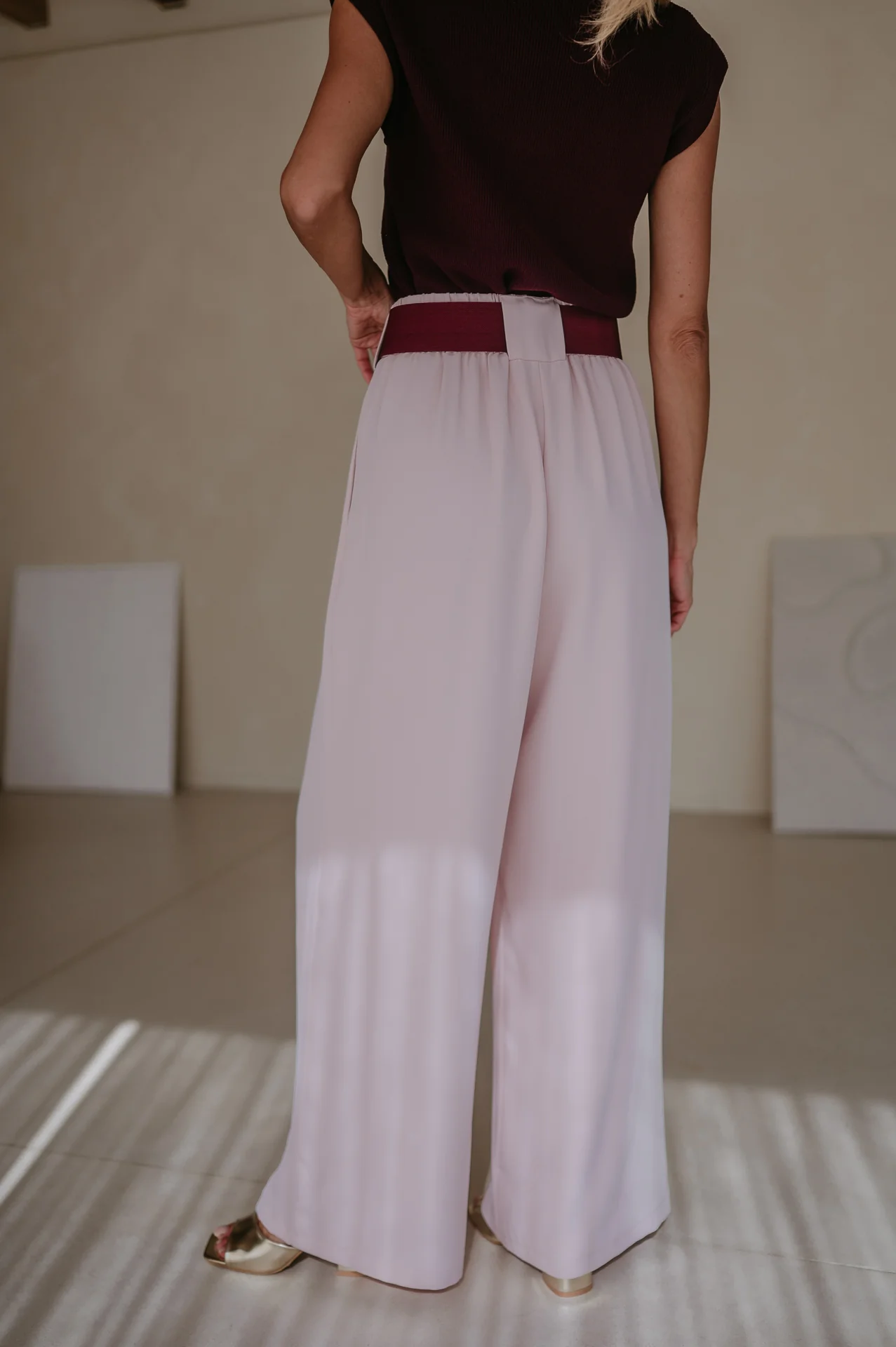 Fiaccola trousers I Powder Rose - Image 9