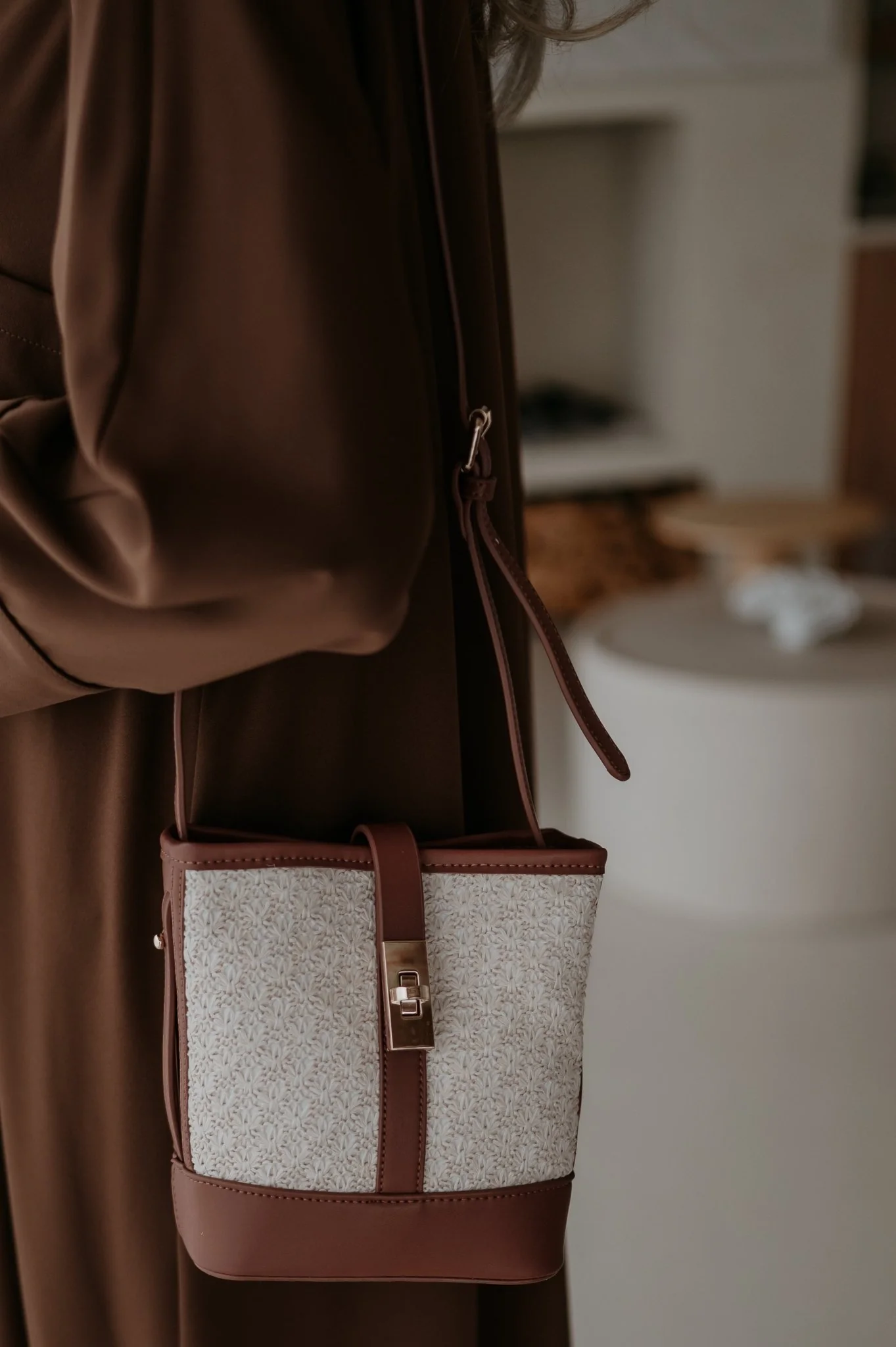 Fonte handbag I Beige Cognac - Image 2