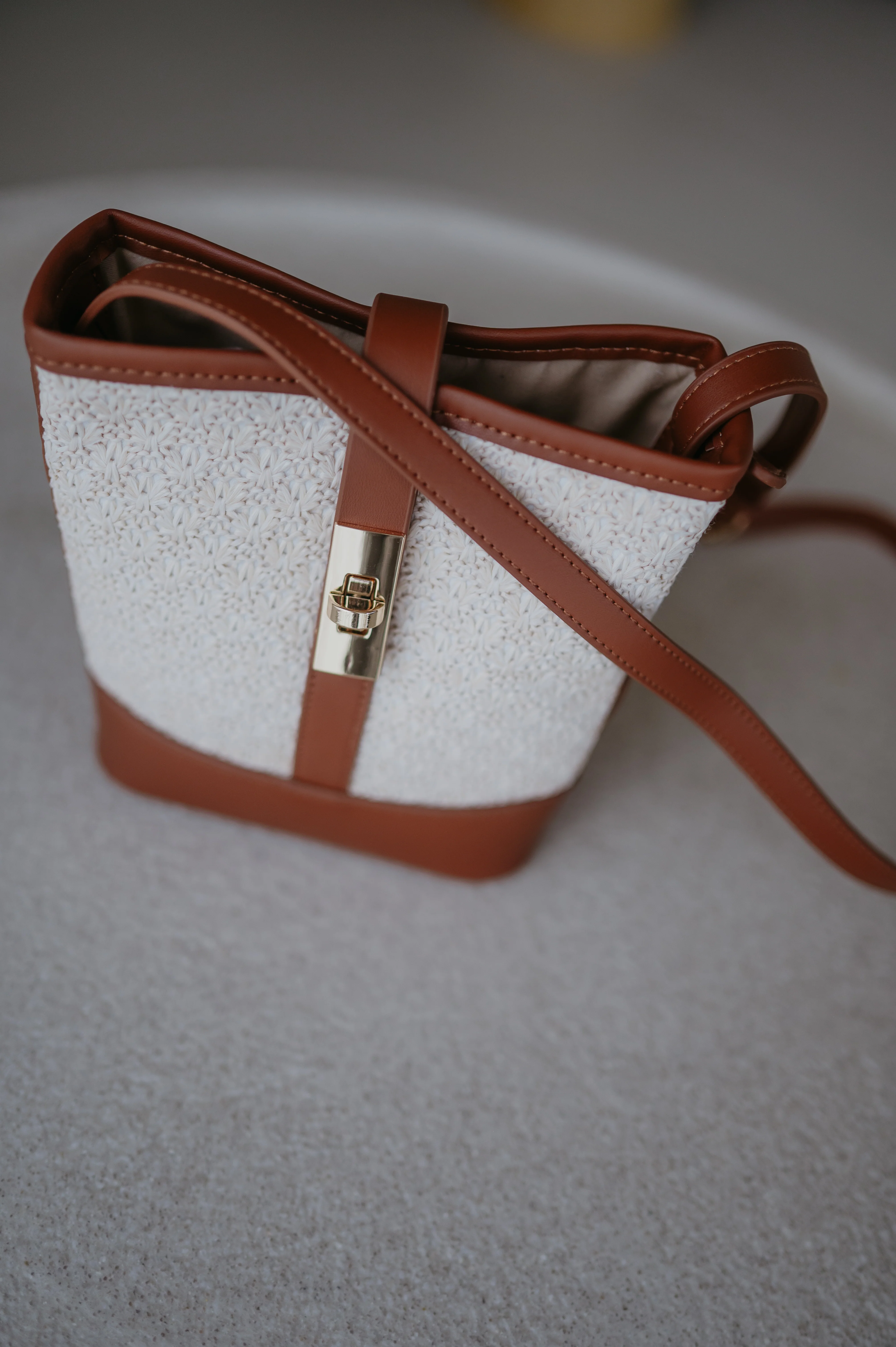 Fonte handbag I Beige Cognac - Image 3