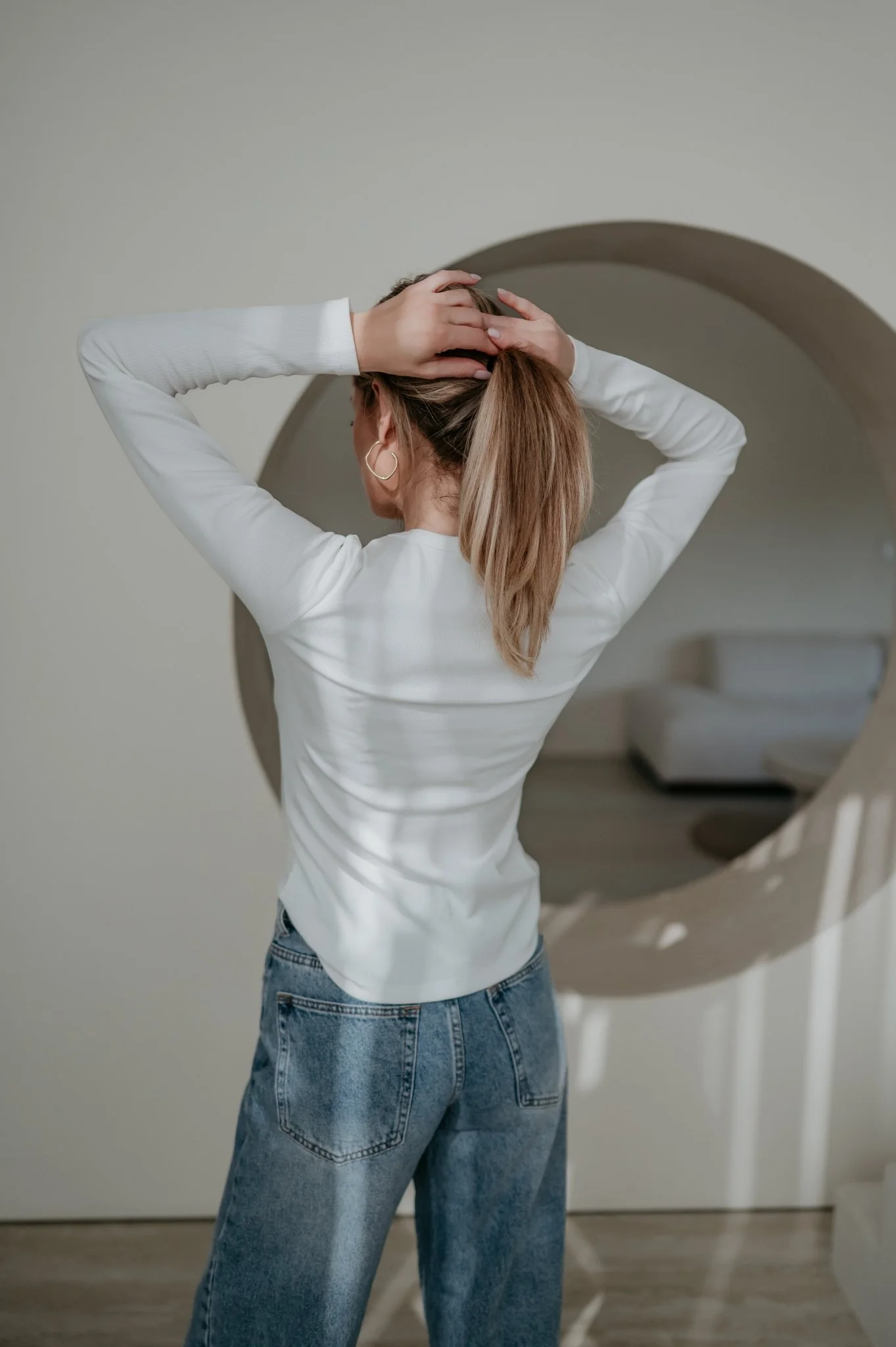 Geruni longsleeve I White - Image 3