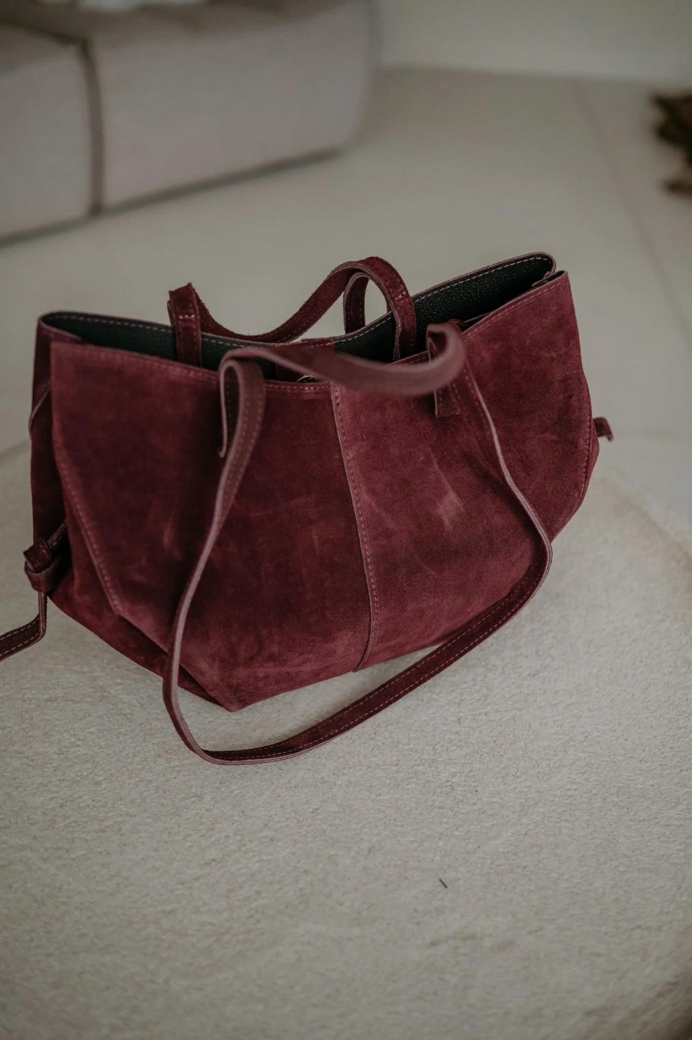 Ghirba handbag I Bordeaux - Image 11
