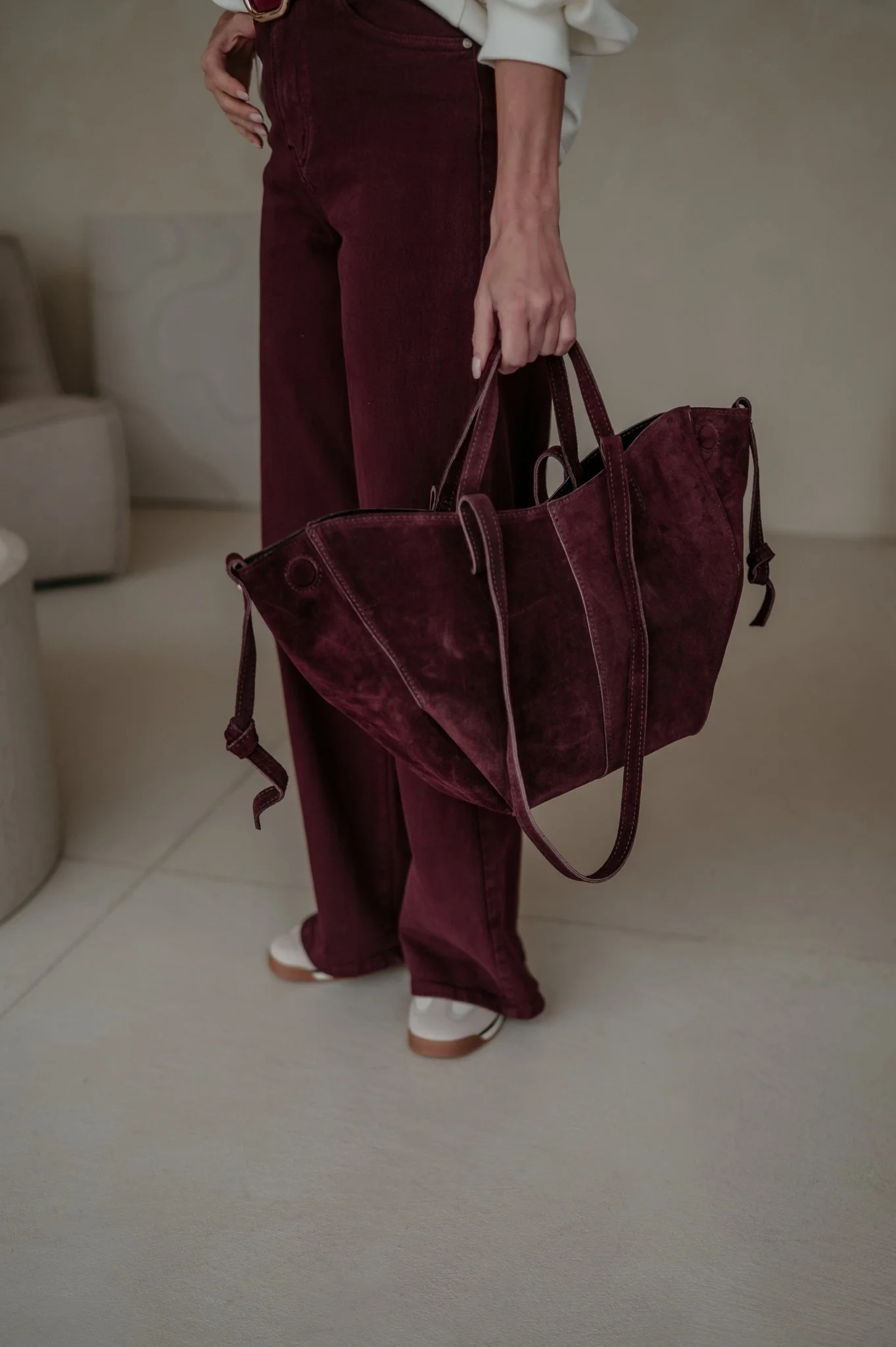 Ghirba handbag I Bordeaux - Image 6