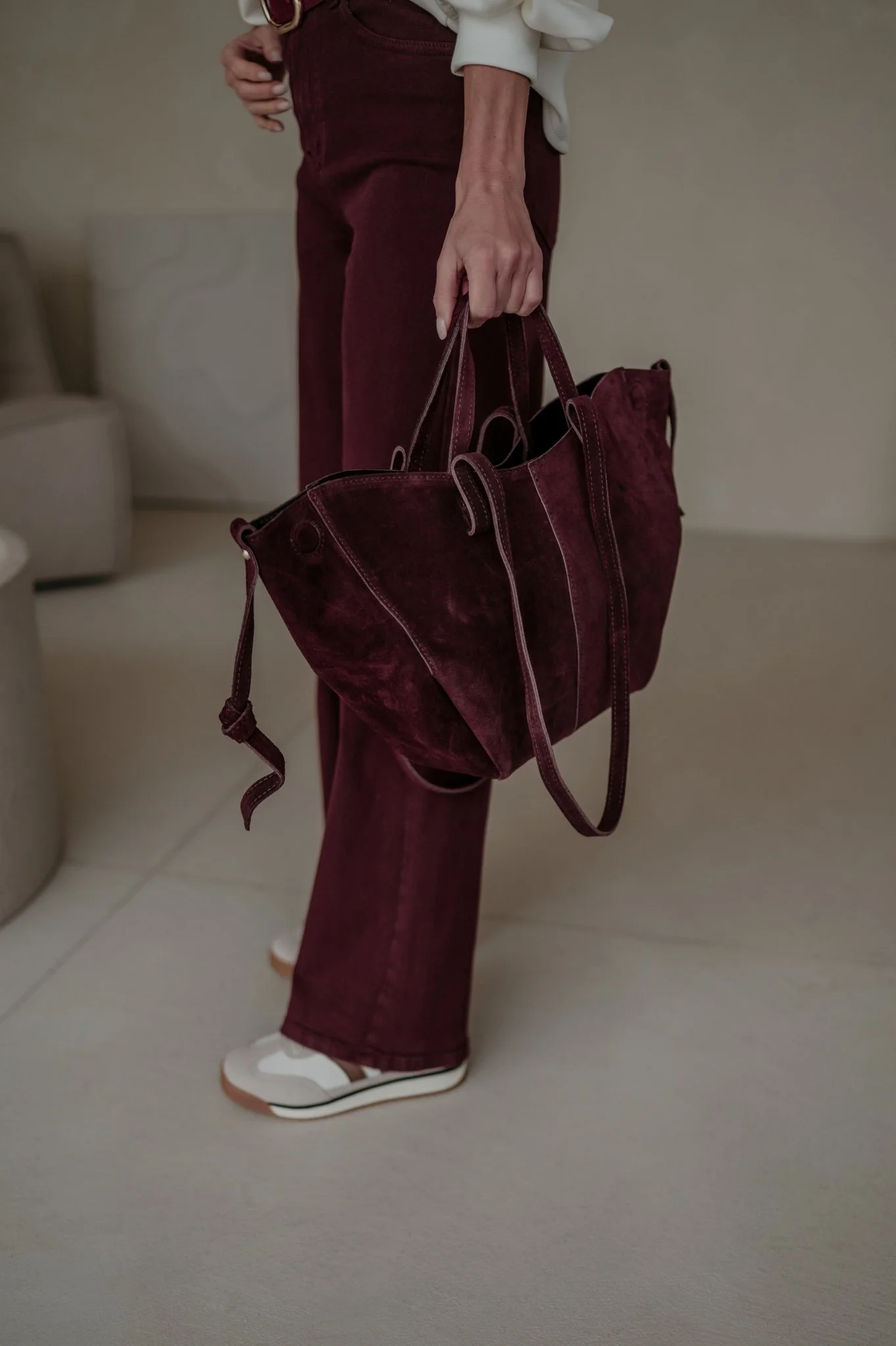 Ghirba handbag I Bordeaux - Image 8