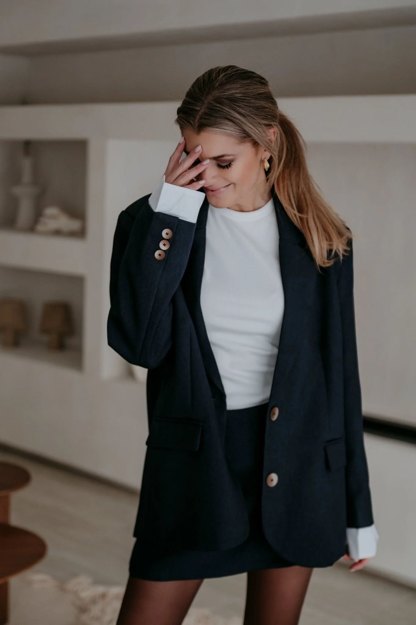 Gianco blazer I Navy Blue - Image 6