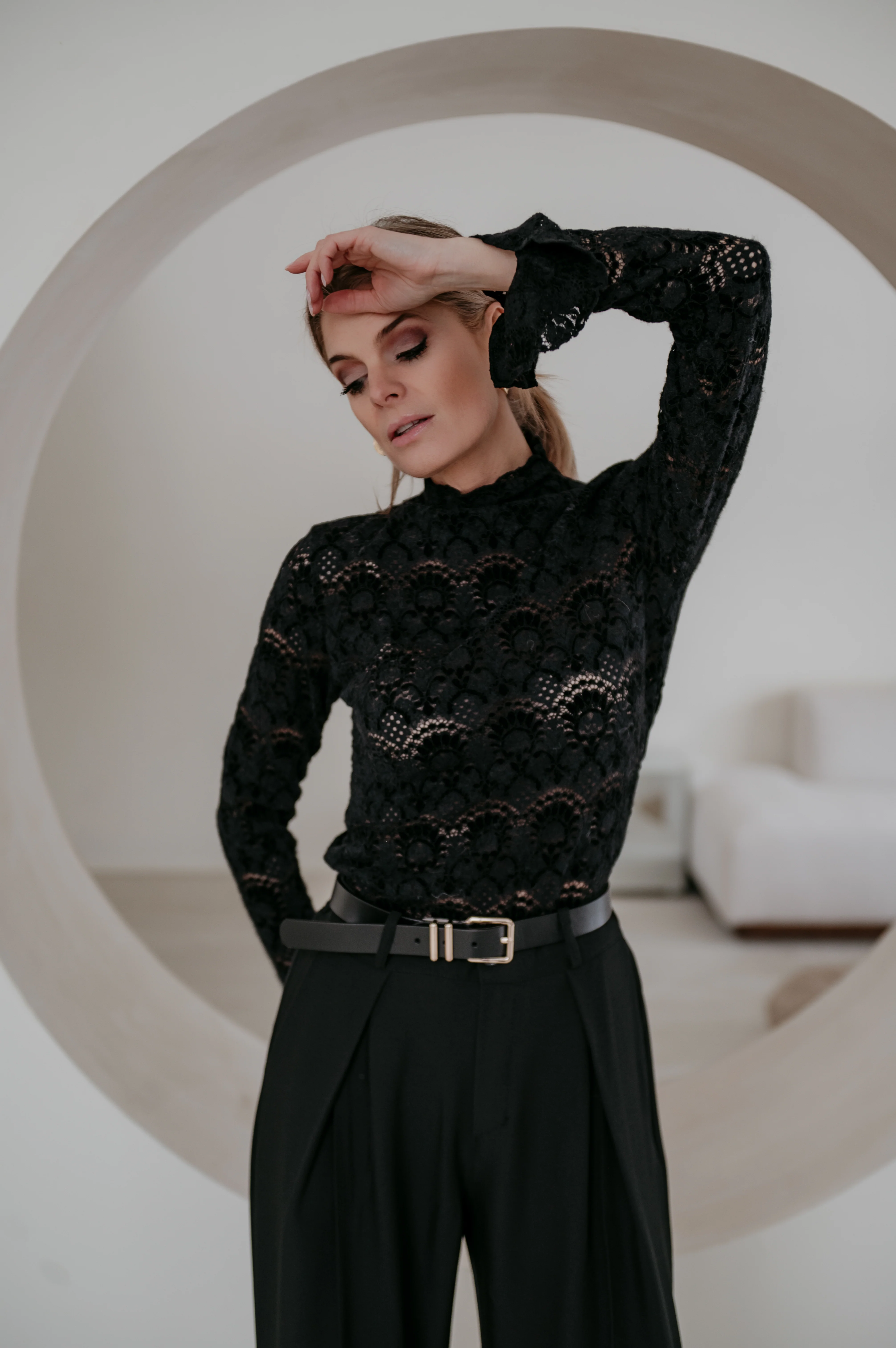 Gradine blouse I Black