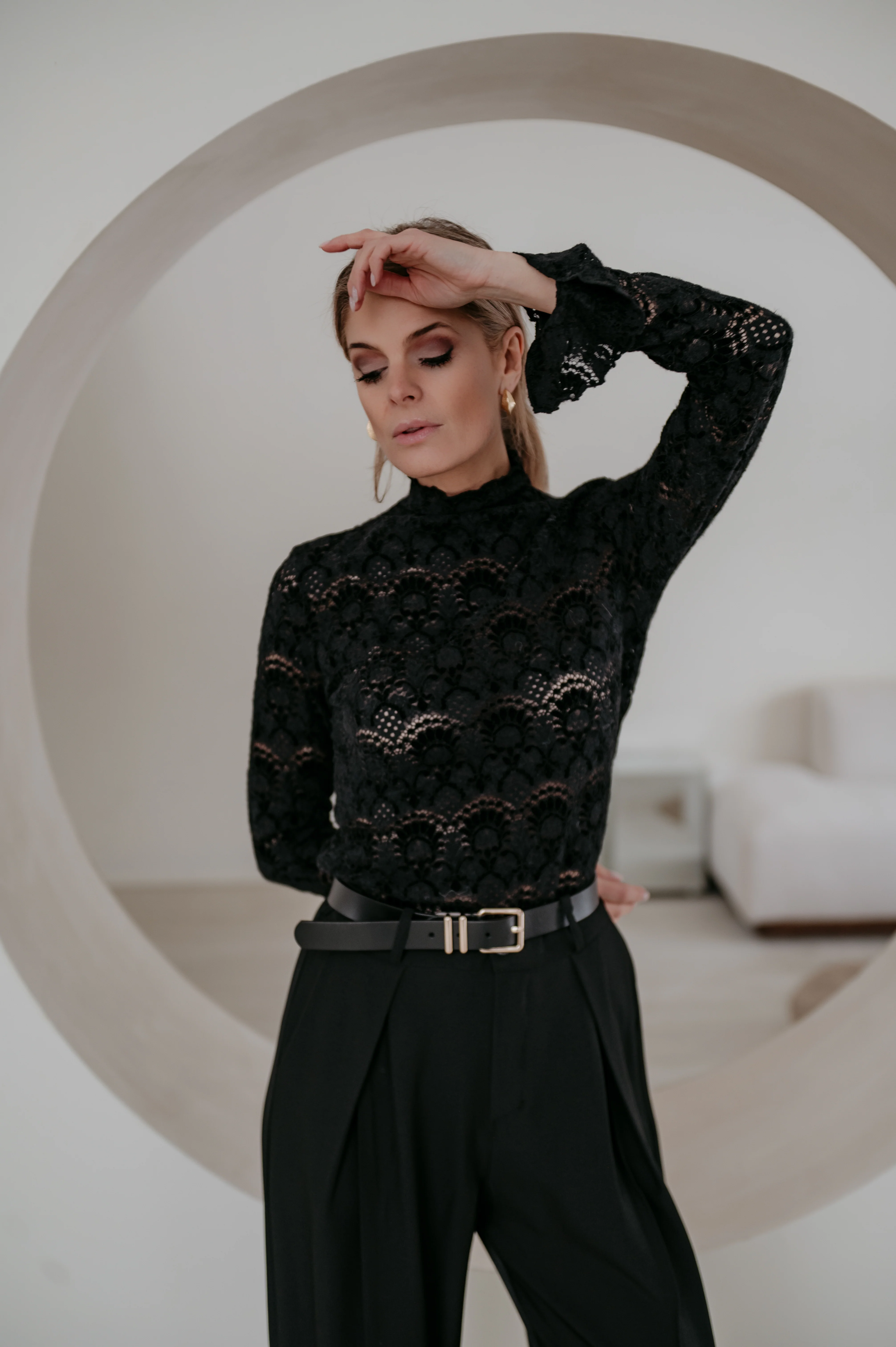 Gradine blouse I Black - Image 12