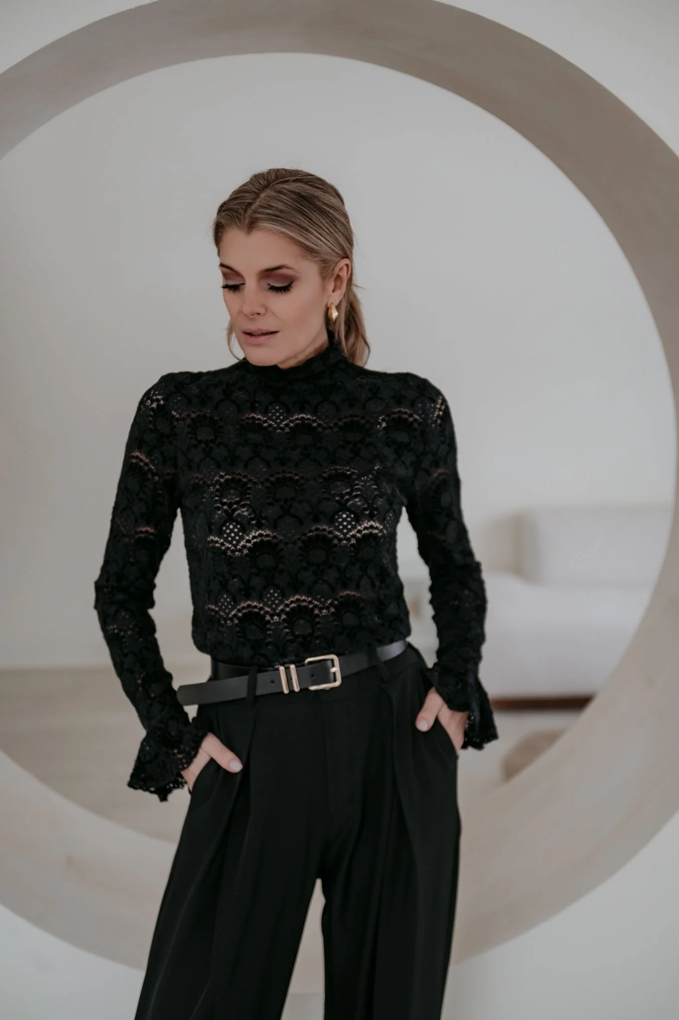 Gradine blouse I Black - Image 4