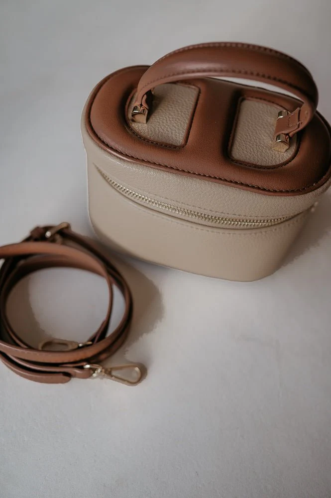 Gridu handbag I Beige - Image 3