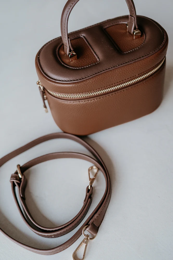 Gridu handbag I Brown - Image 4