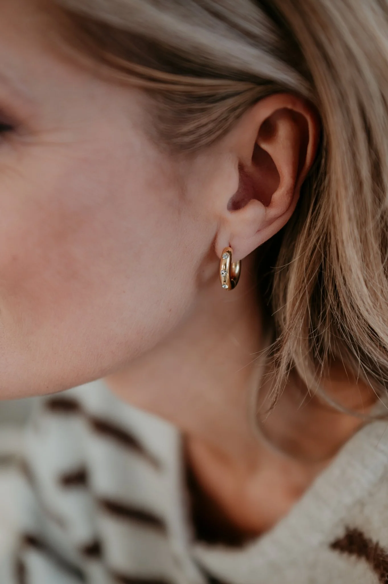 Ide earrings I Gold