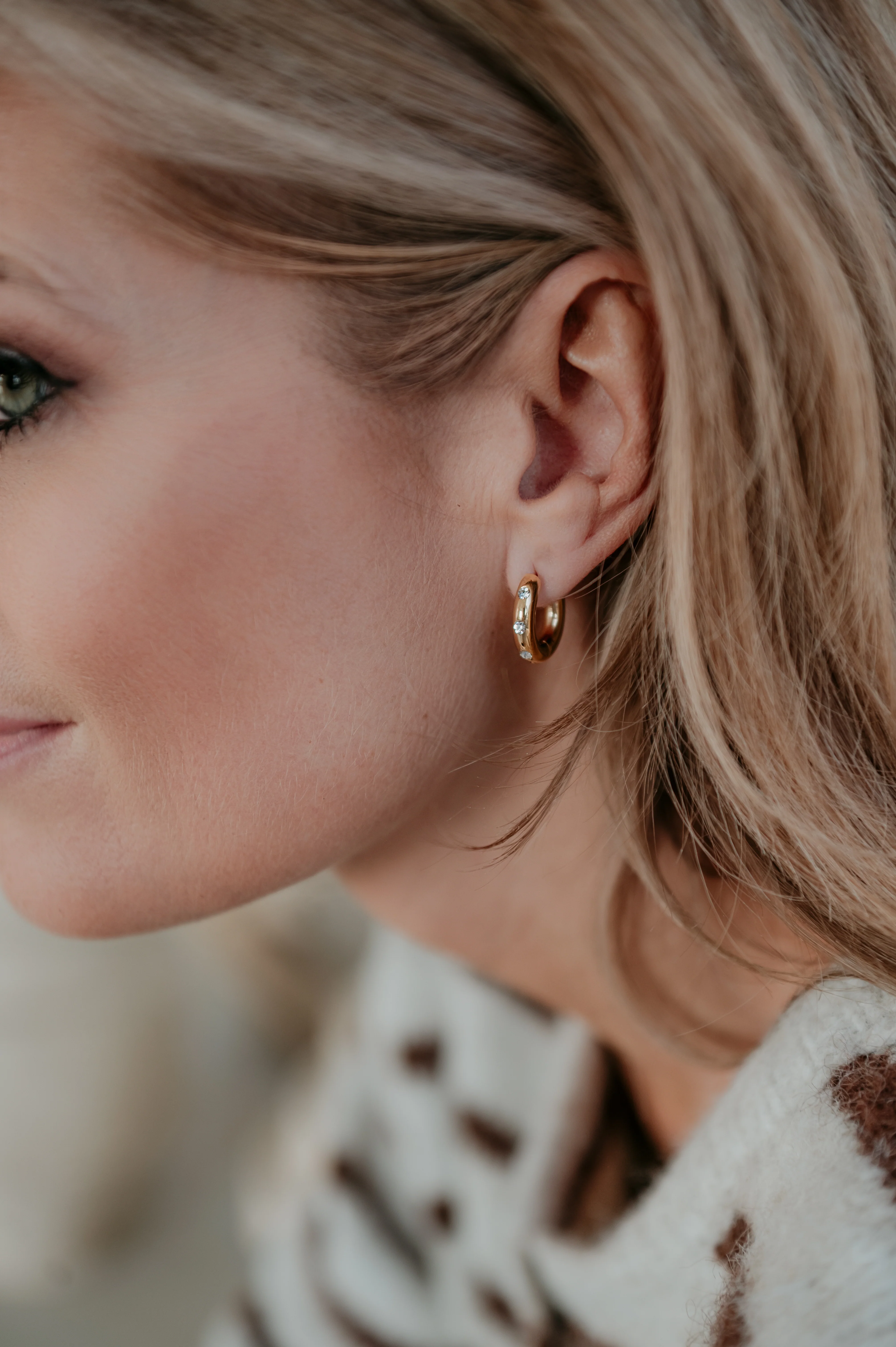 Ide earrings I Gold - Image 3