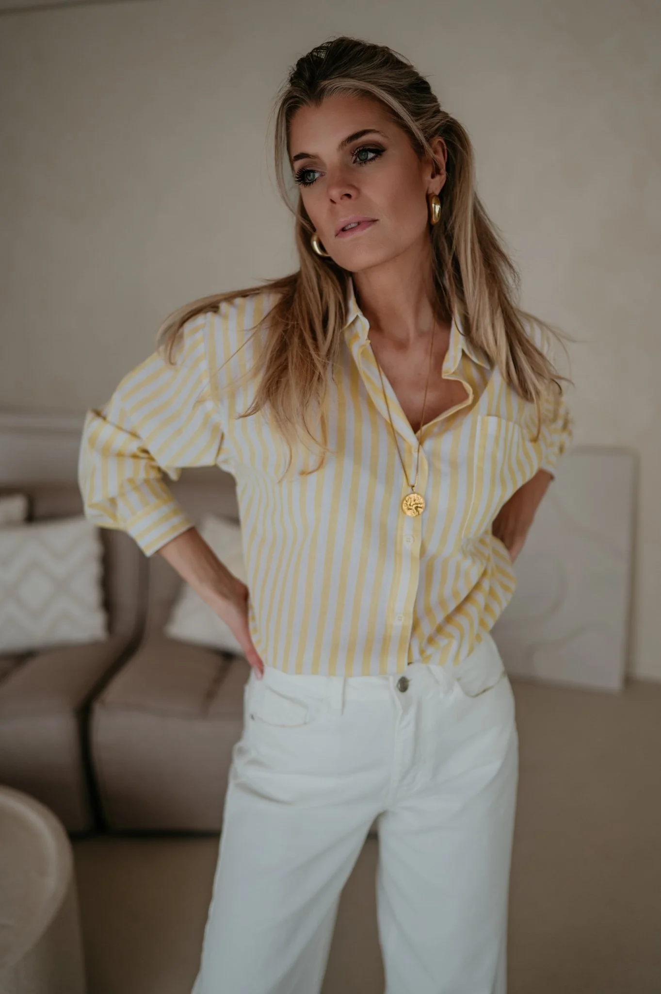 Idevi shirt I Yellow - Image 2