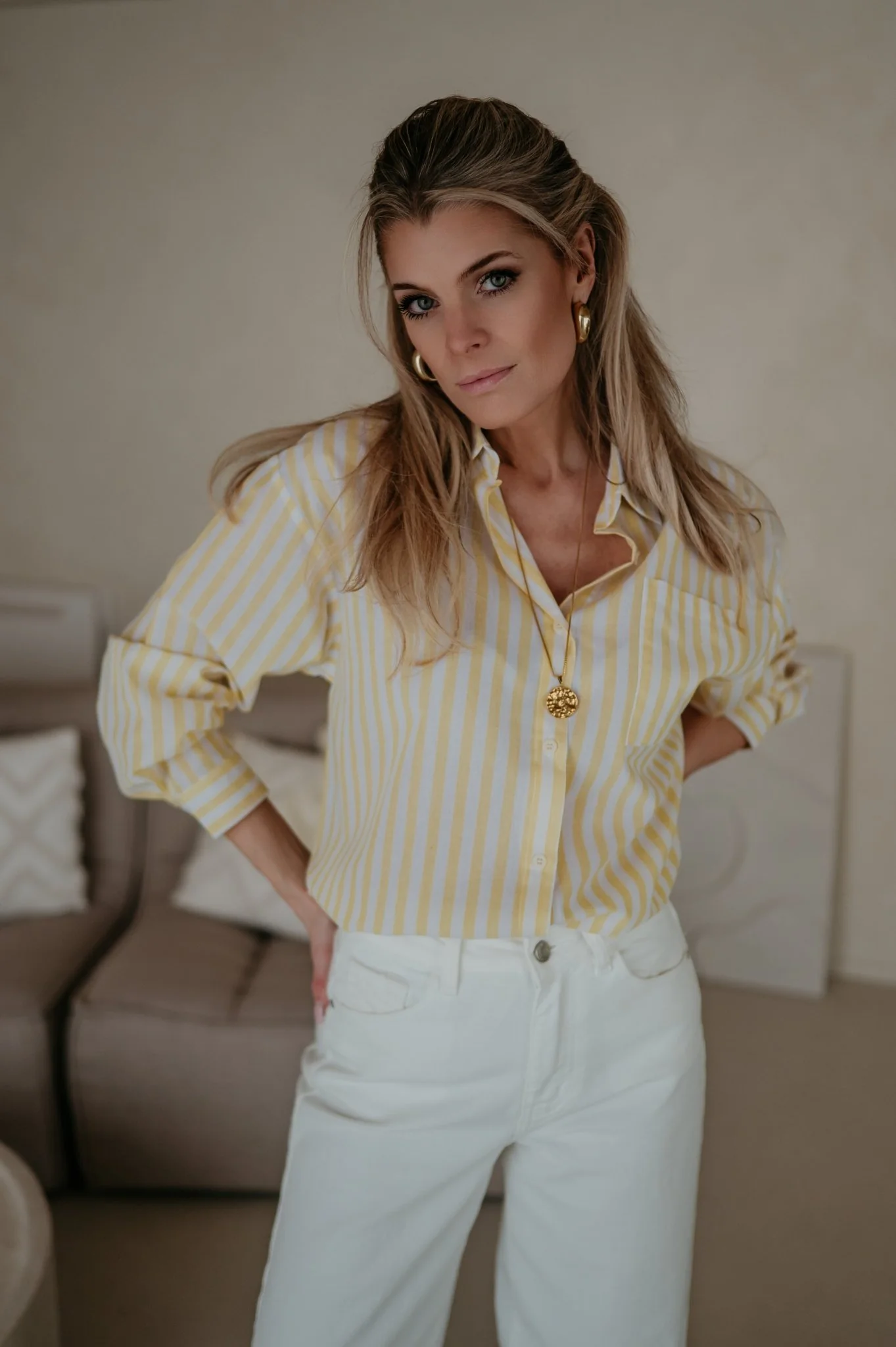 Idevi shirt I Yellow - Image 8