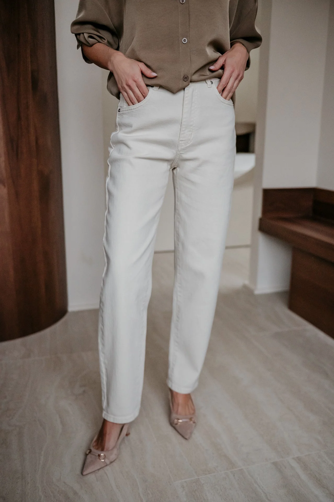 Ilede jeans I Beige - Image 10