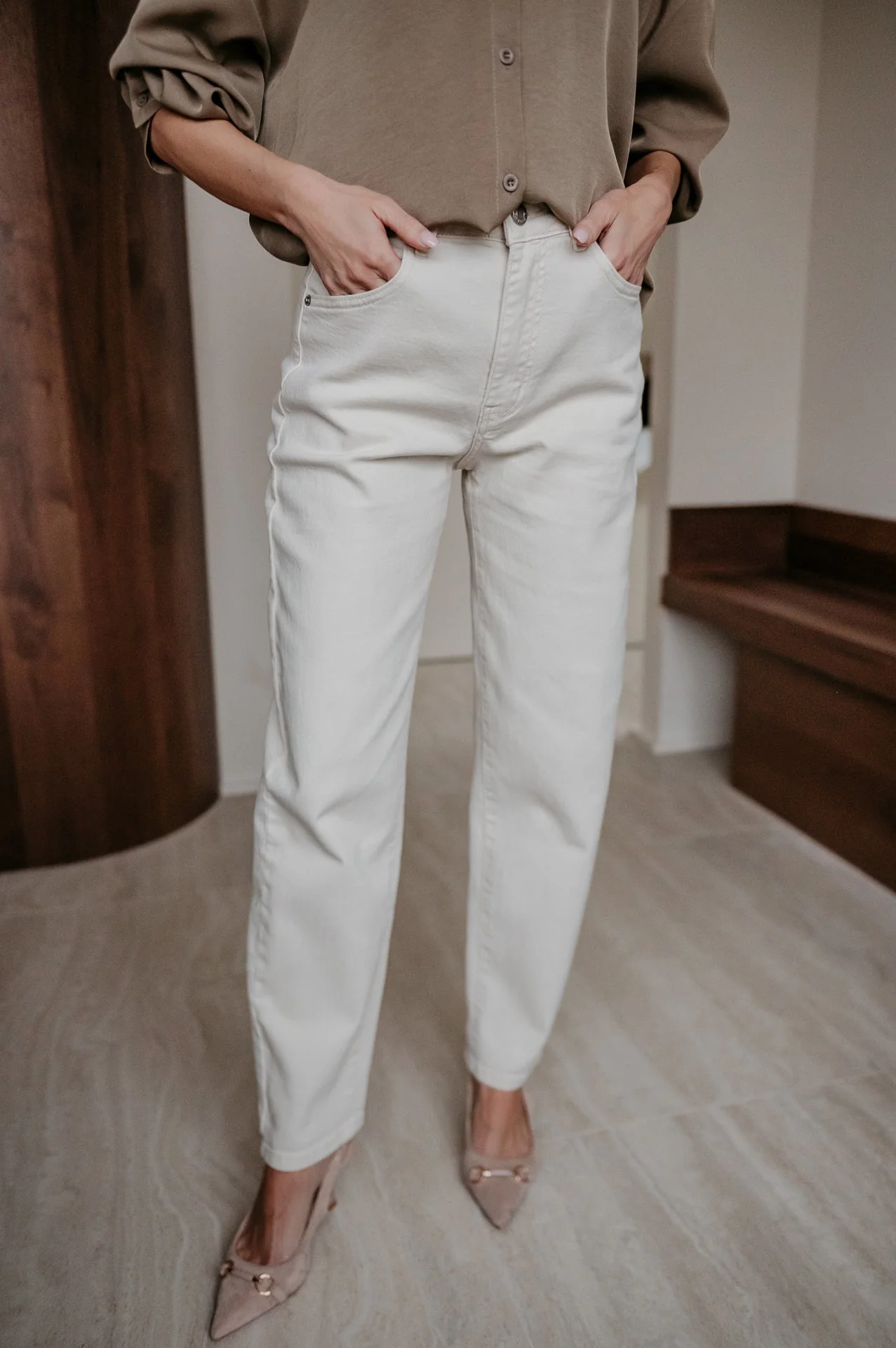 Ilede jeans I Beige - Image 4