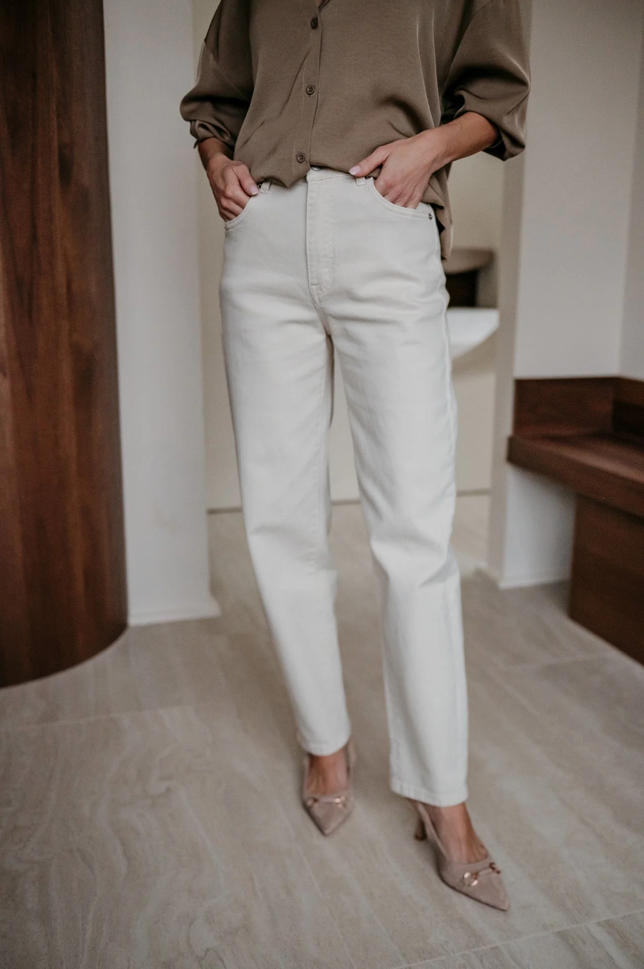 Ilede jeans I Beige - Image 7