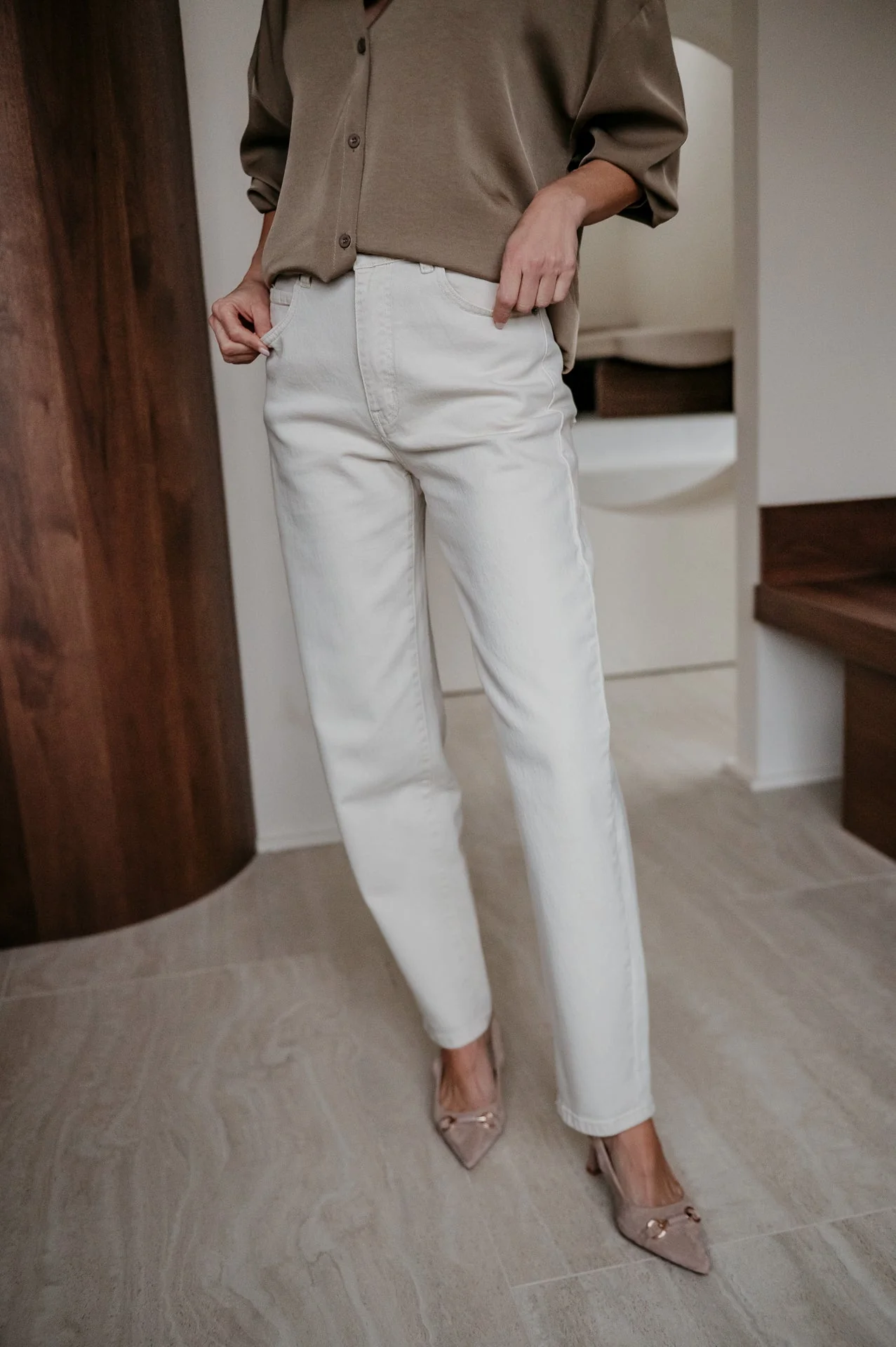 Ilede jeans I Beige - Image 9