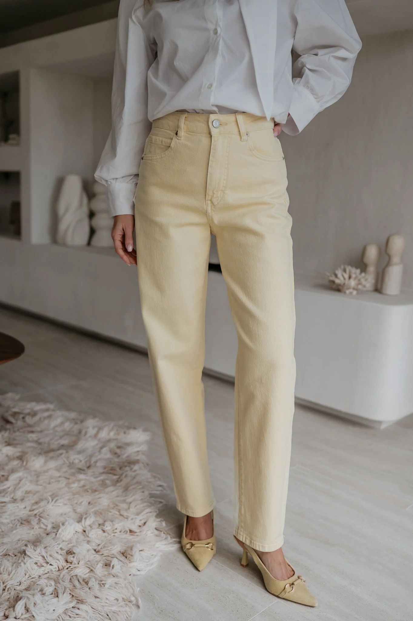 Ilede jeans I Butter Yellow - Image 4