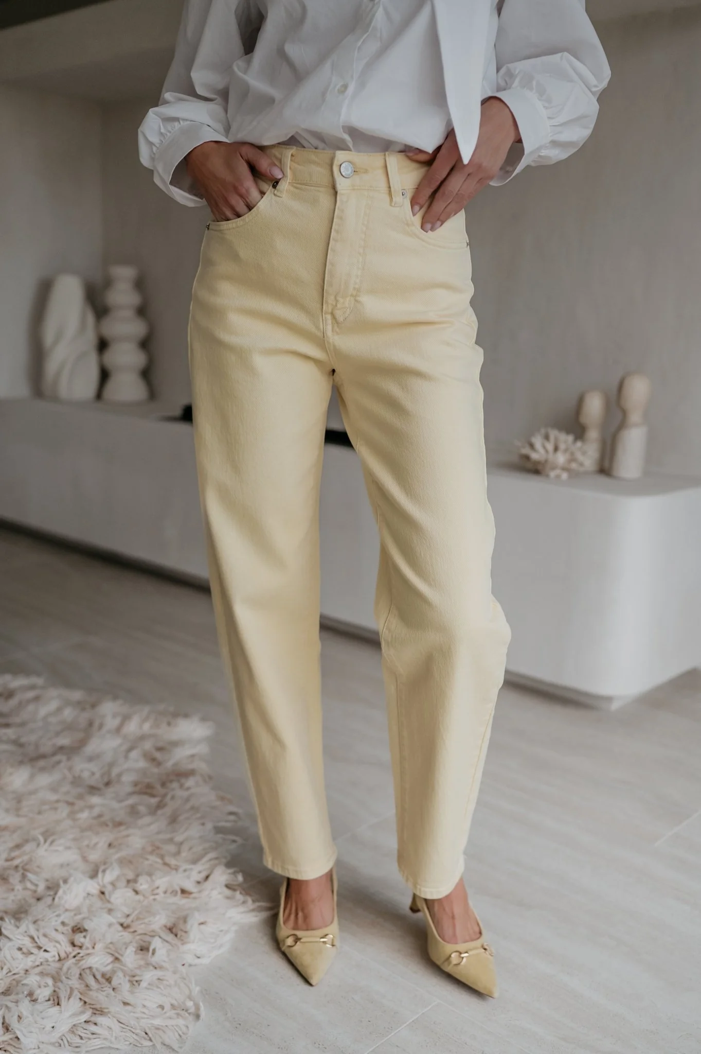 Ilede jeans I Butter Yellow - Image 7