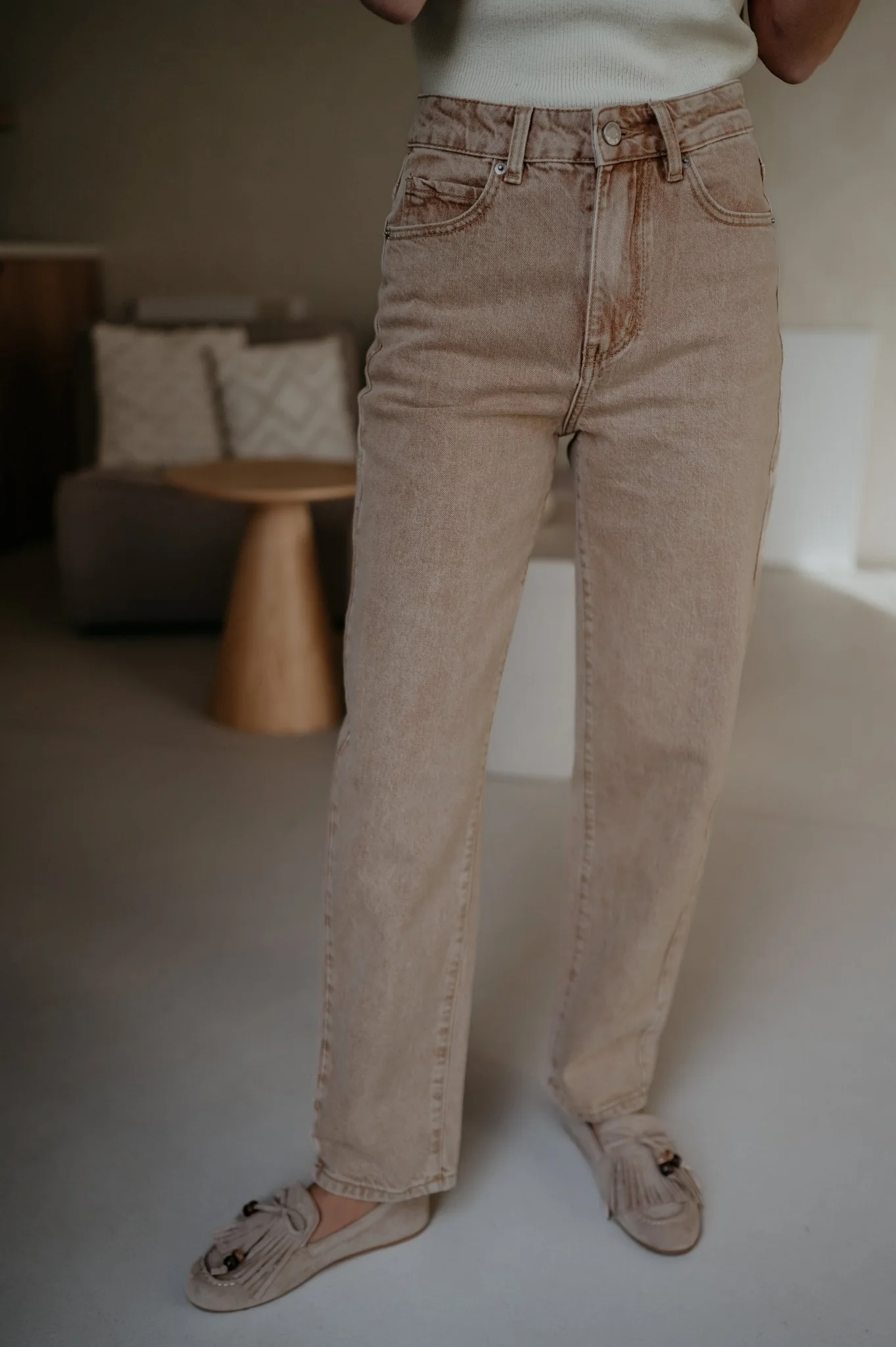 Ilede jeans I Taupe - Image 4
