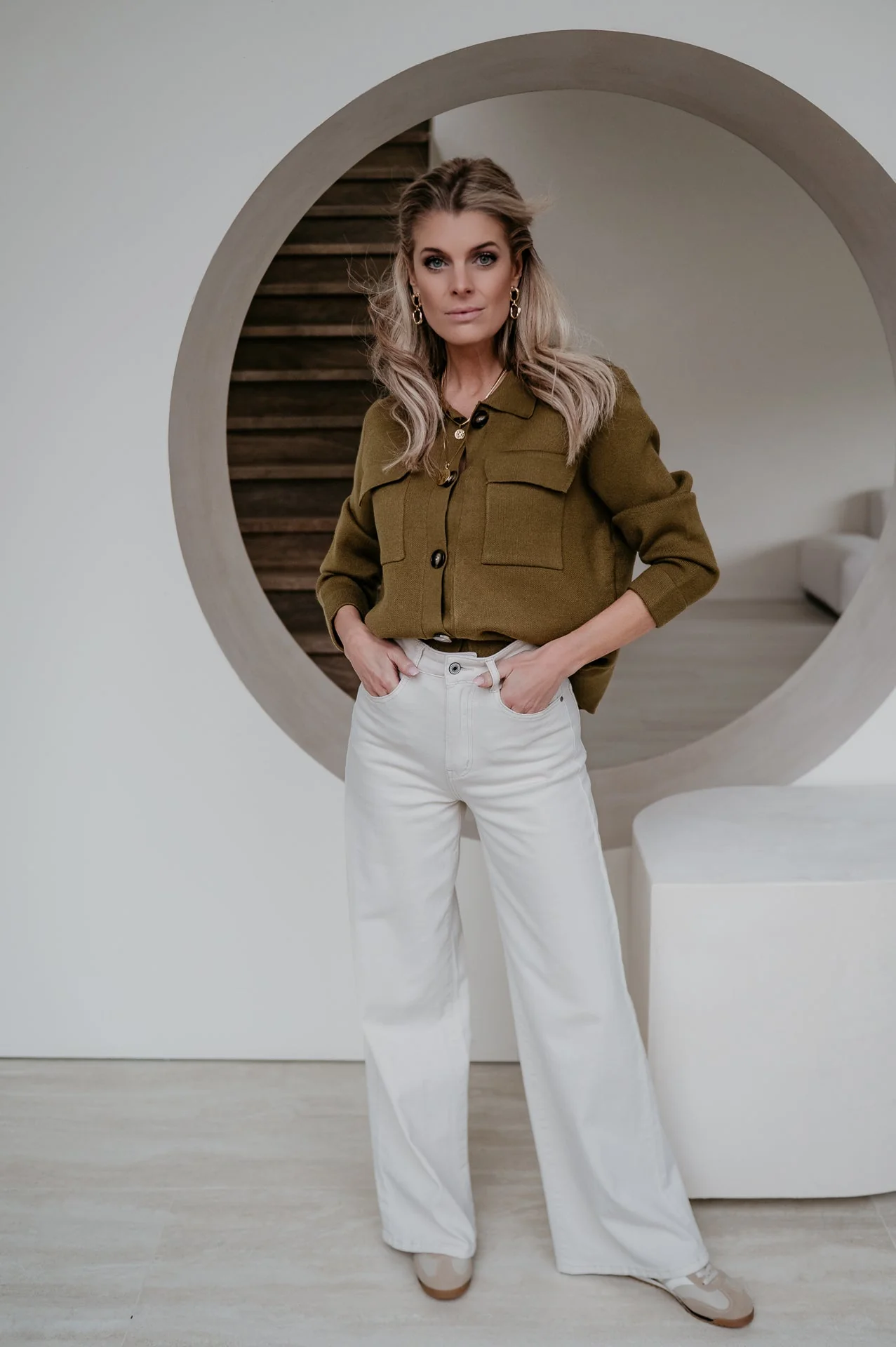 Insomma cardigan I Khaki - Image 10