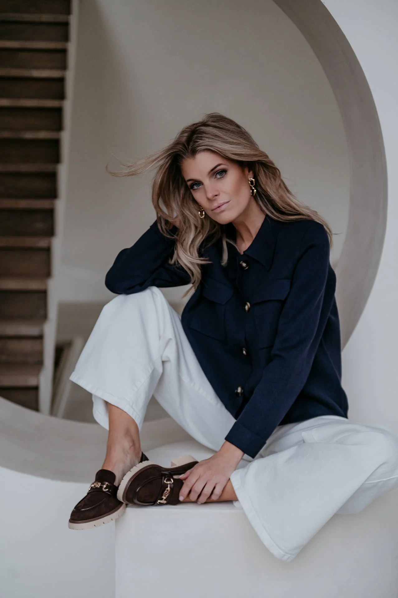 Insomma cardigan I Navy Blue - Image 3