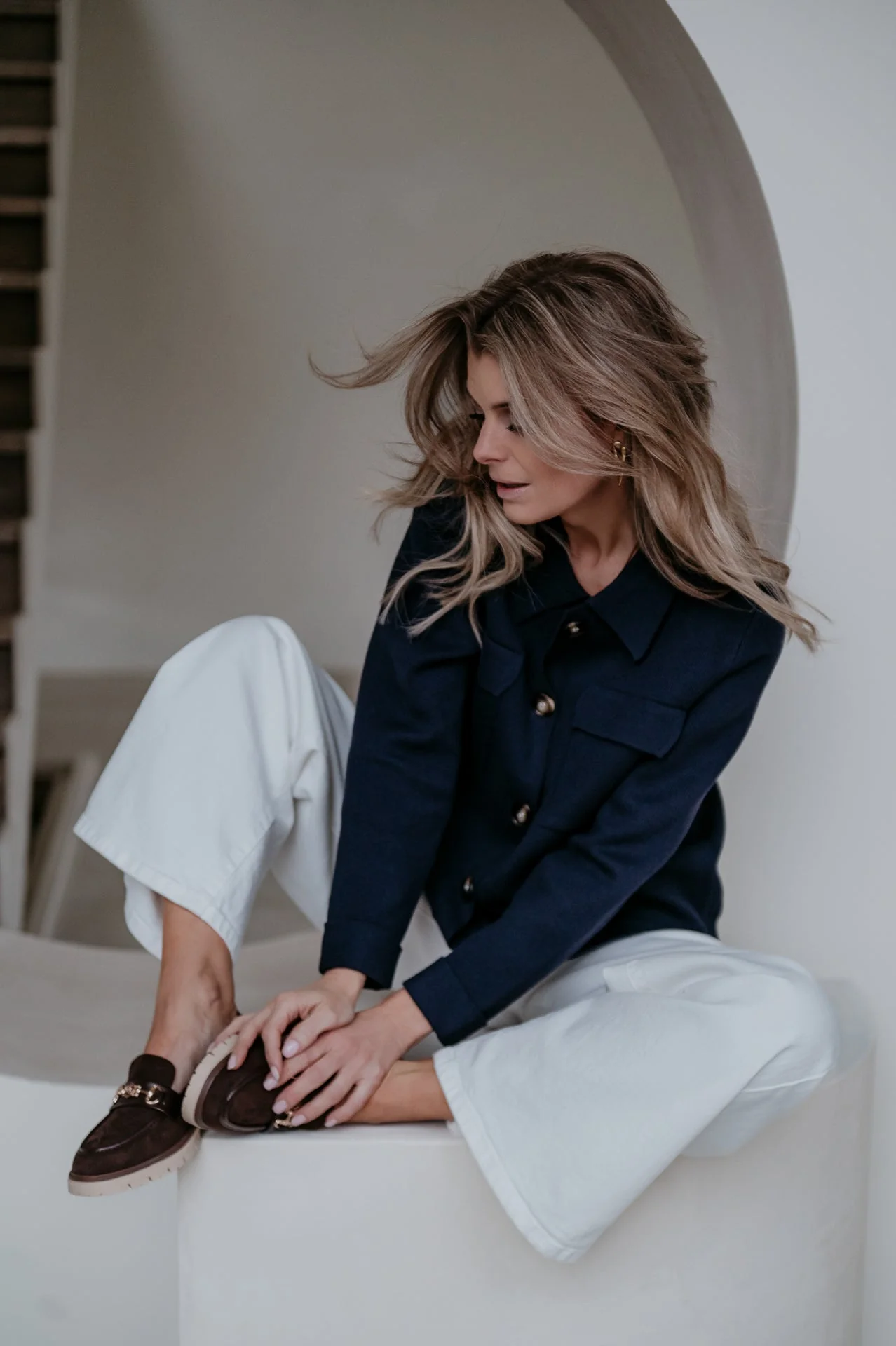 Insomma cardigan I Navy Blue - Image 8