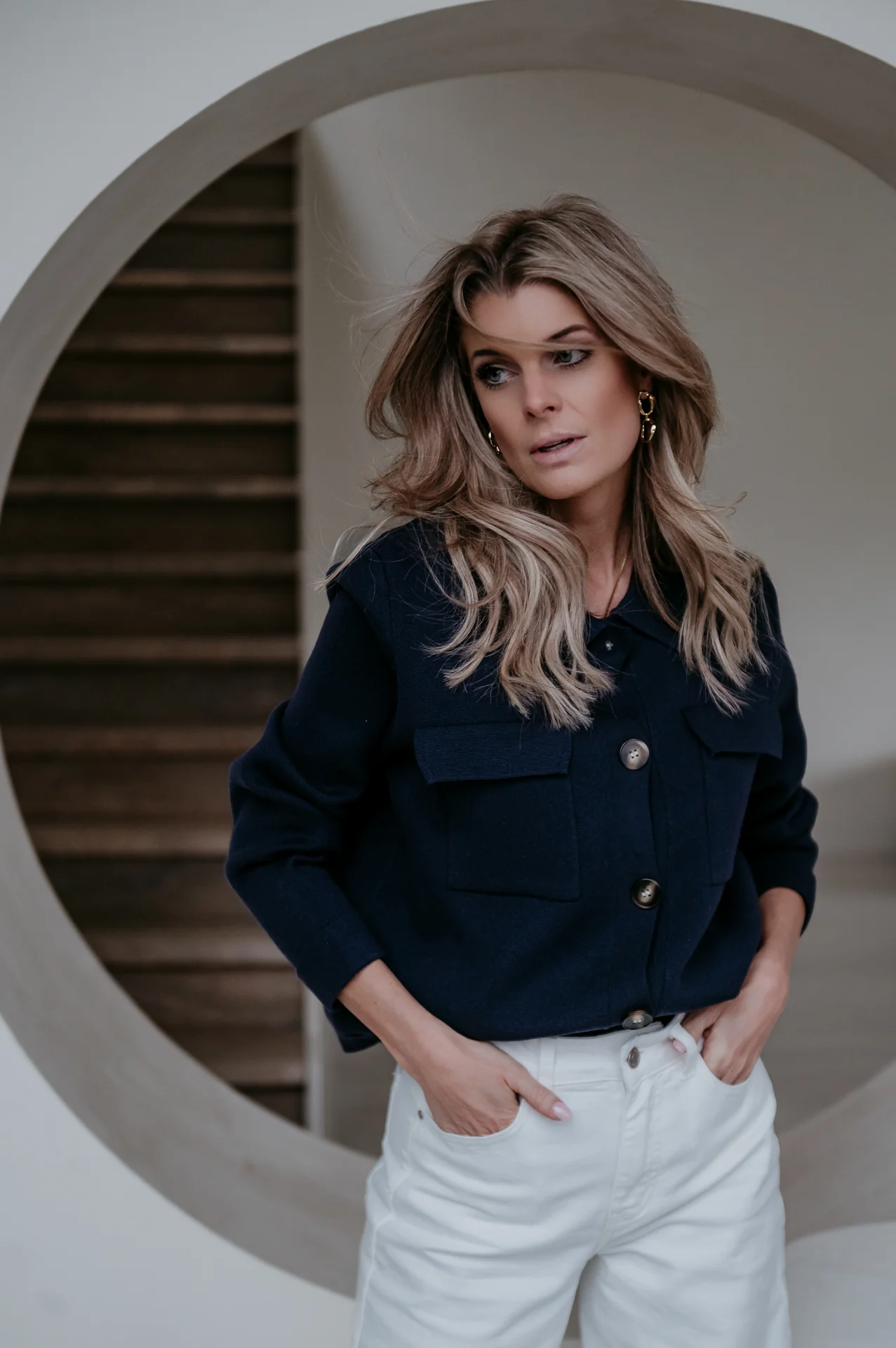 Insomma cardigan I Navy Blue - Image 9