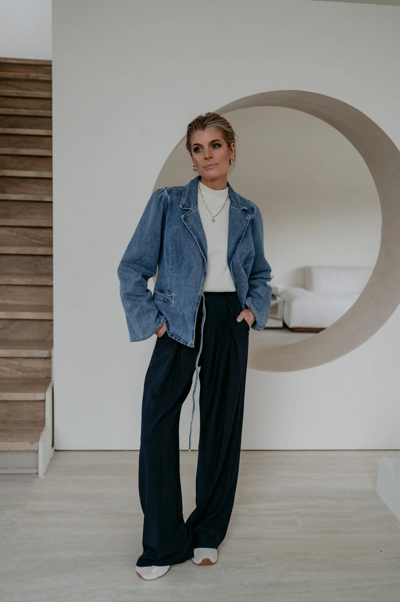 Jantu jacket I Blue - Image 8