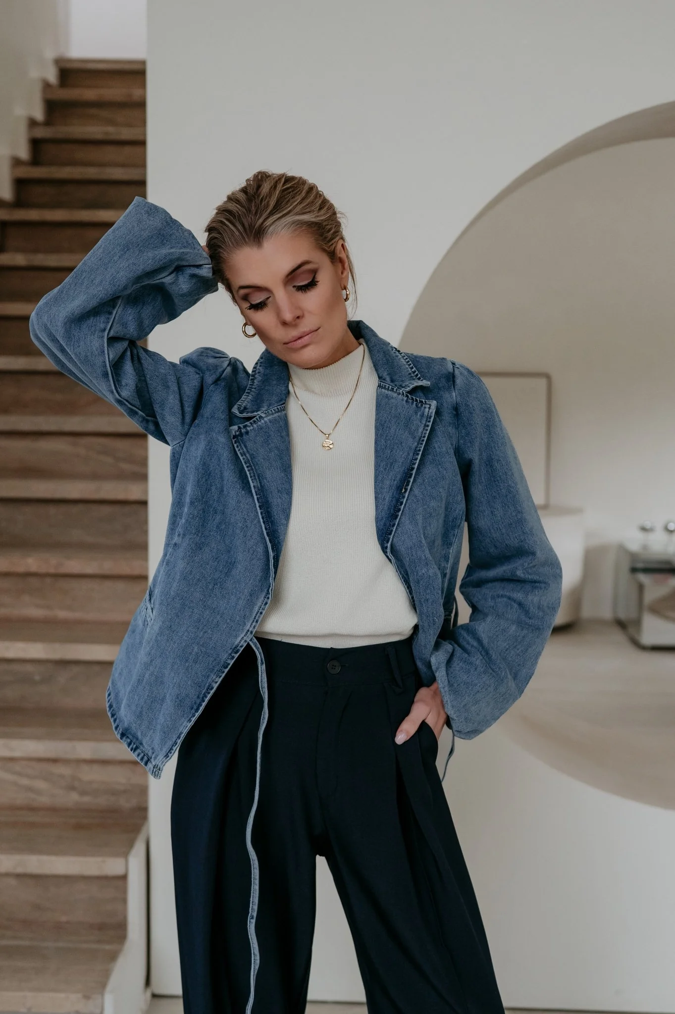 Jantu jacket I Blue - Image 9