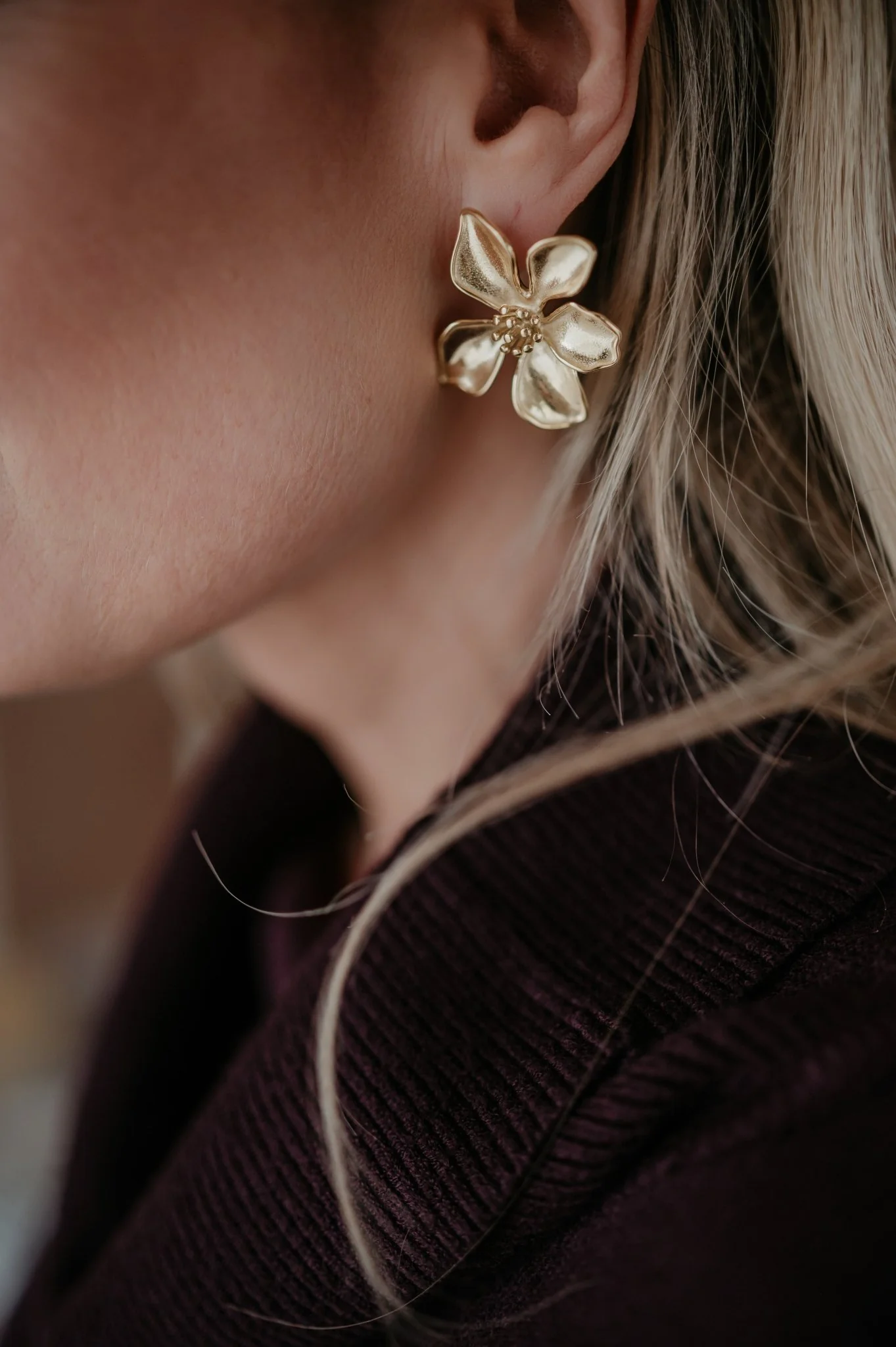 Latiri earrings I Gold - Image 3