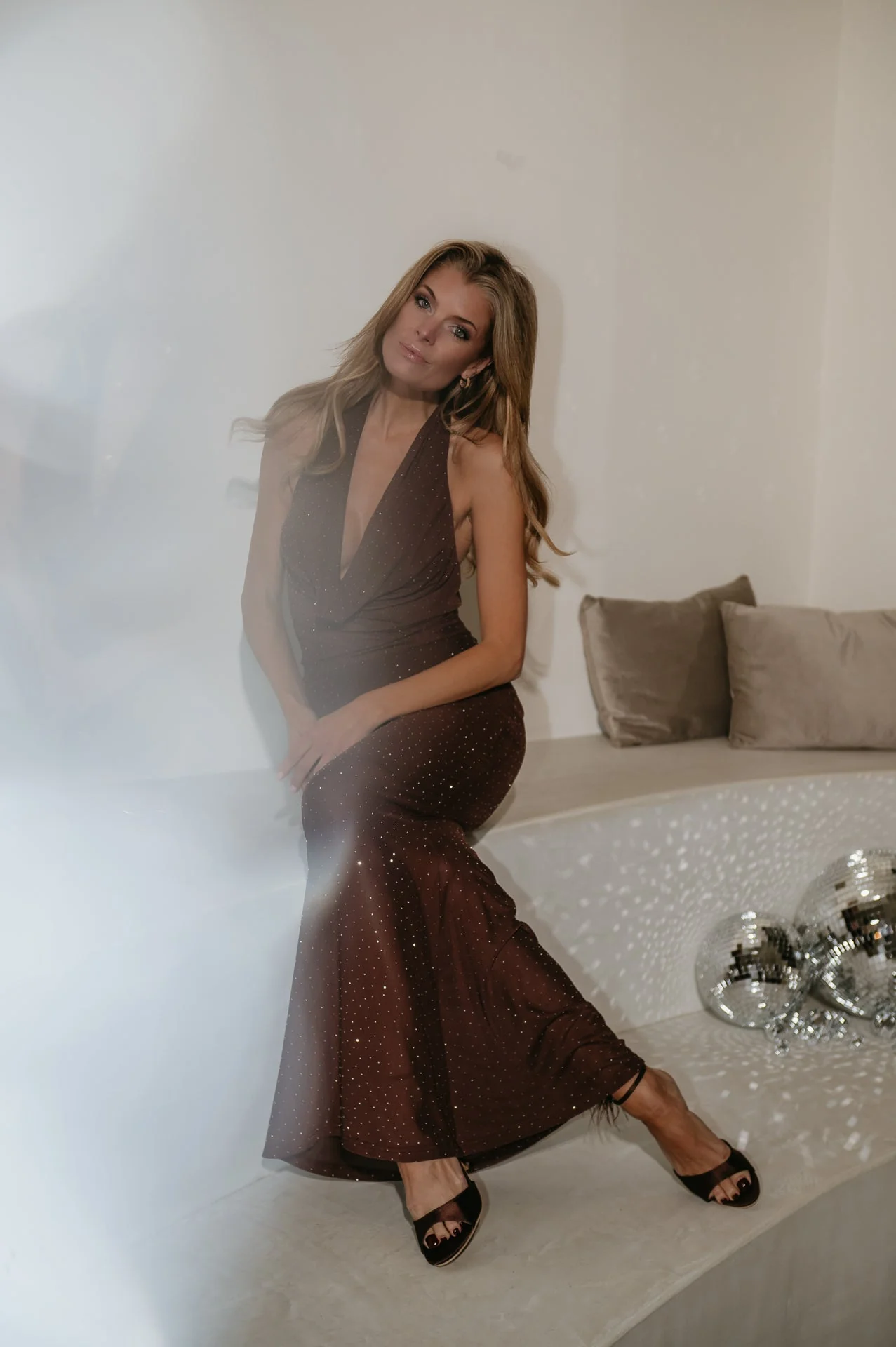 Lenelo dress I Chocolate Brown - Image 6