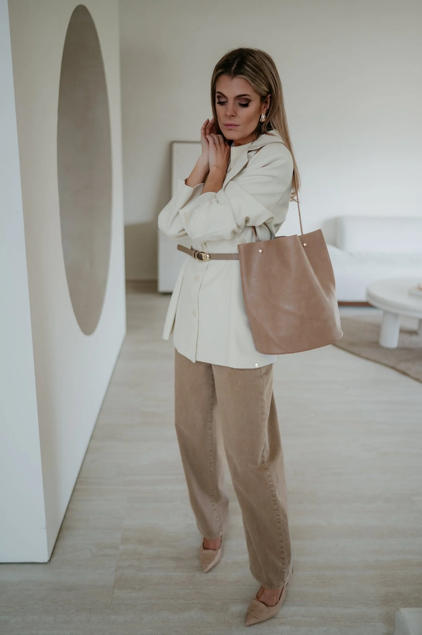 Leneo handbag I Beige - Image 4