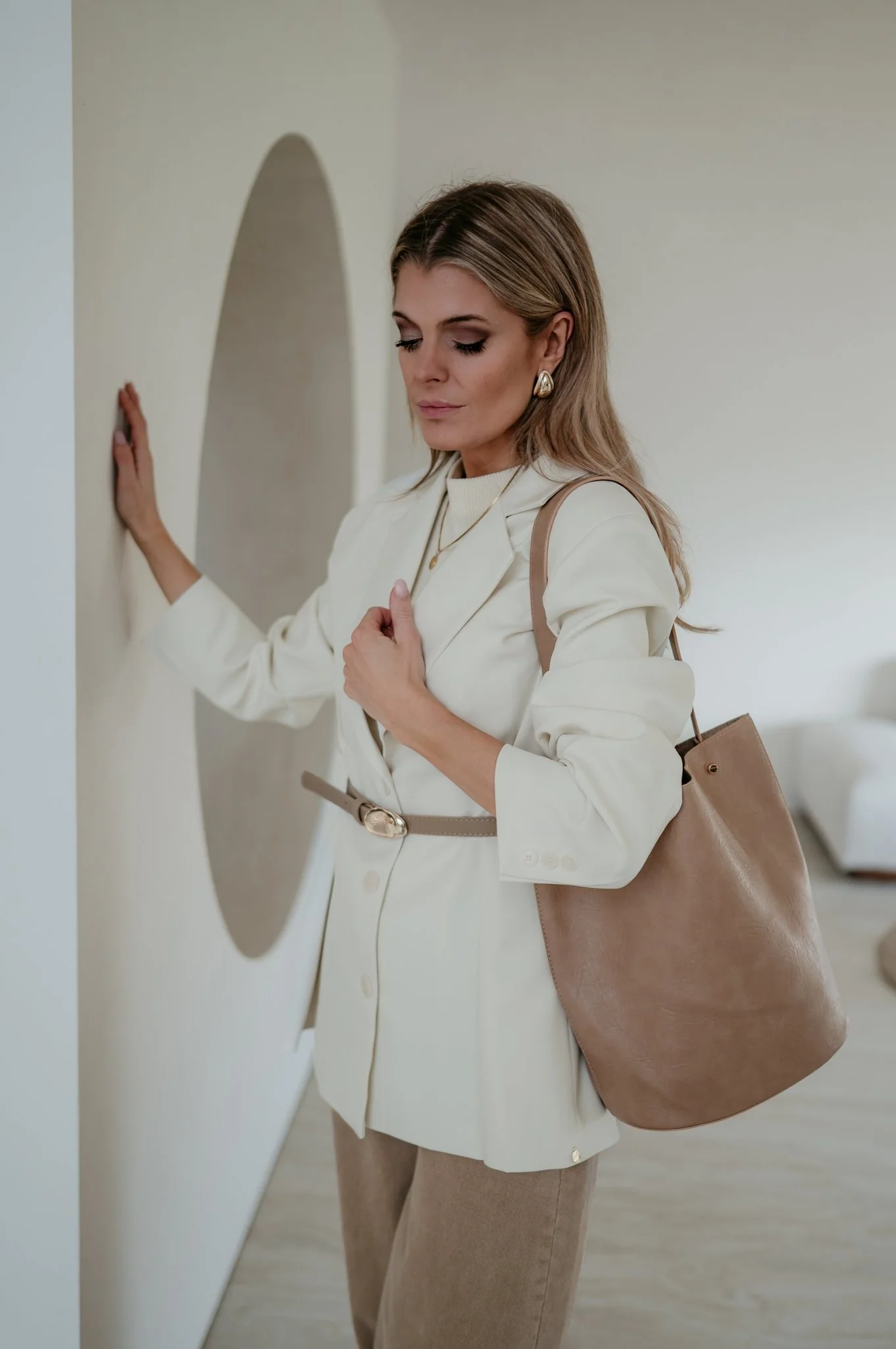 Leneo handbag I Beige - Image 5