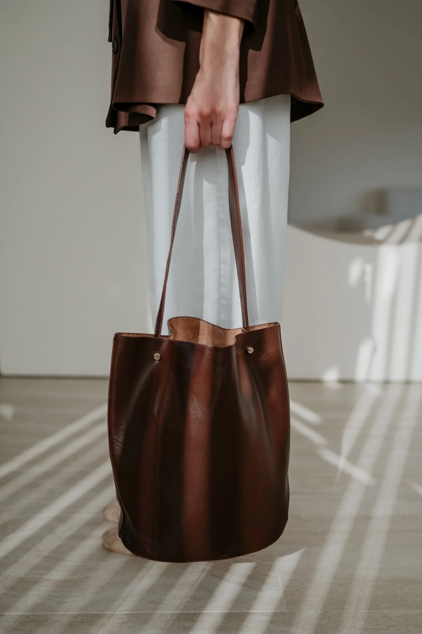 Leneo handbag I Brown - Image 5