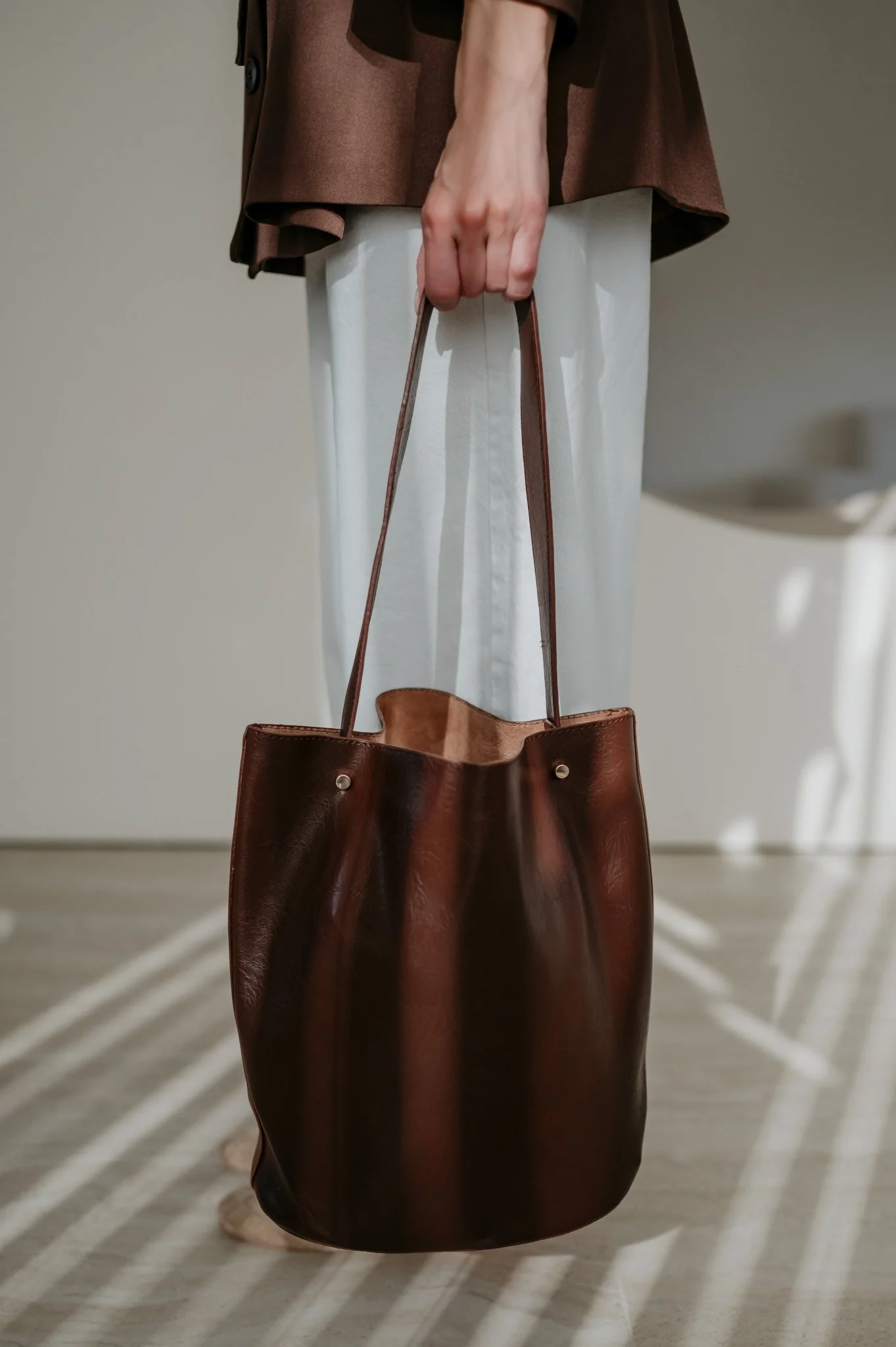 Leneo handbag I Brown - Image 6