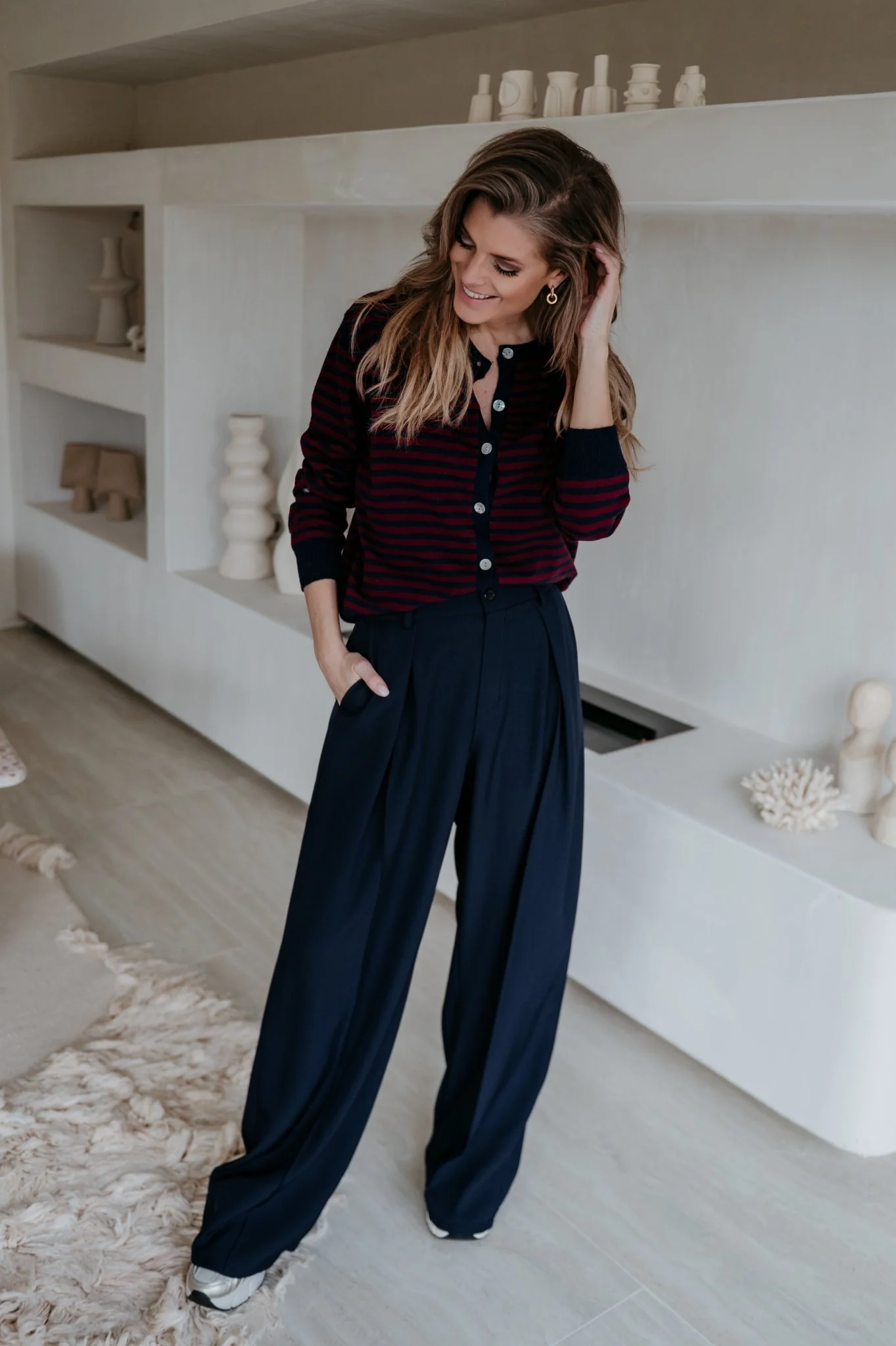 Lenoli cardigan I Burgundy