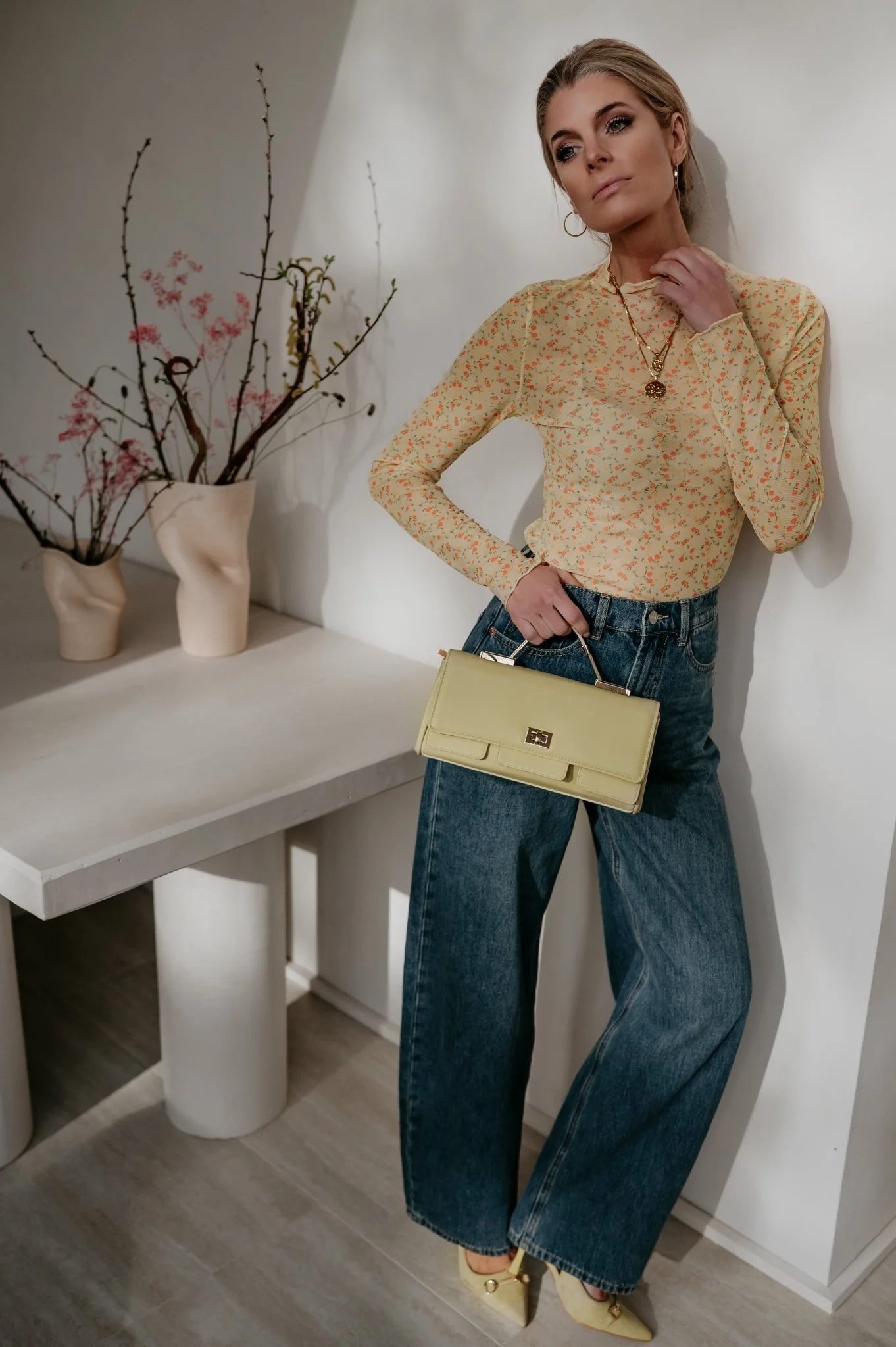 Lentio top I Yellow