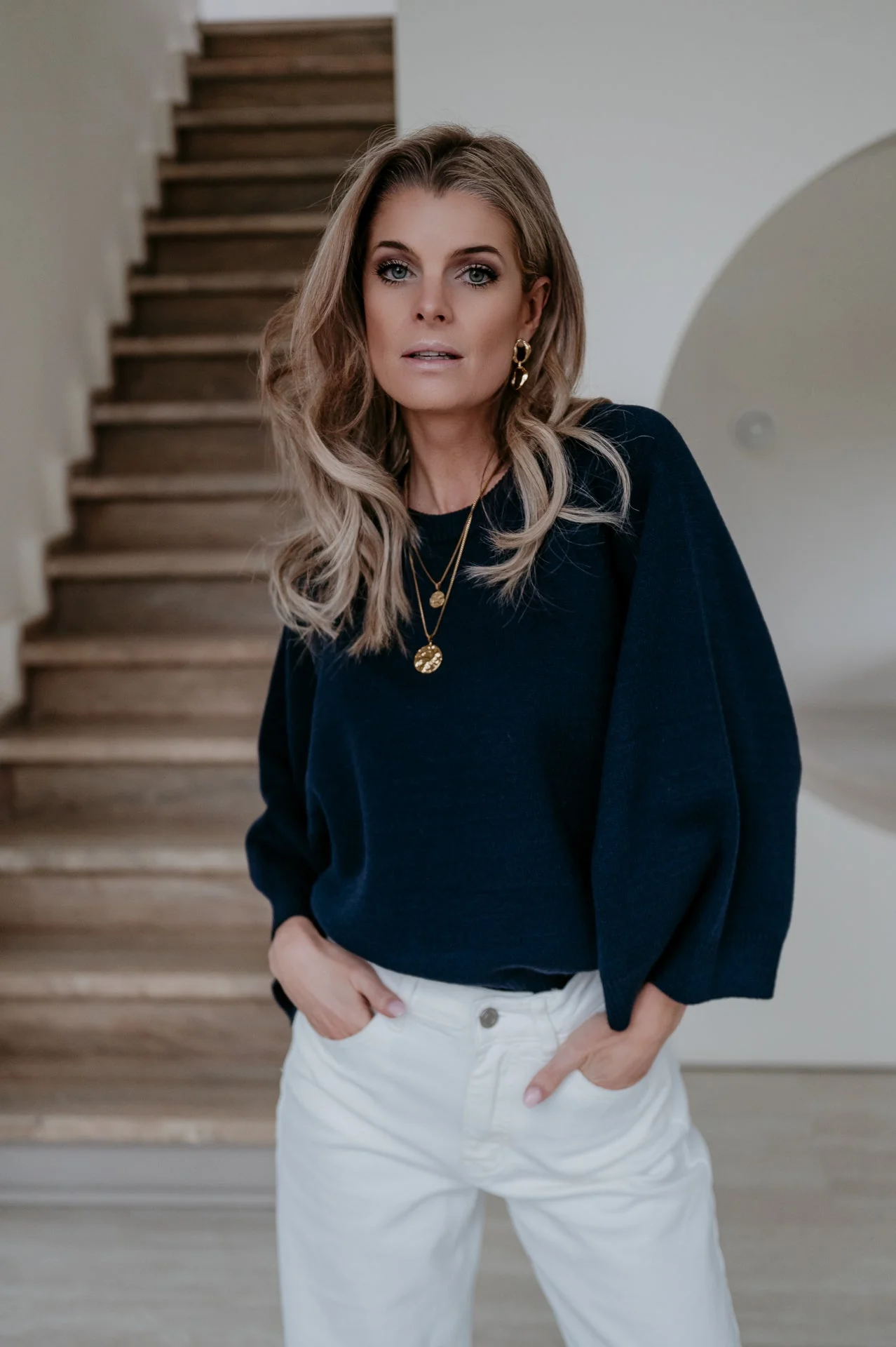 Lereno knit I Navy Blue