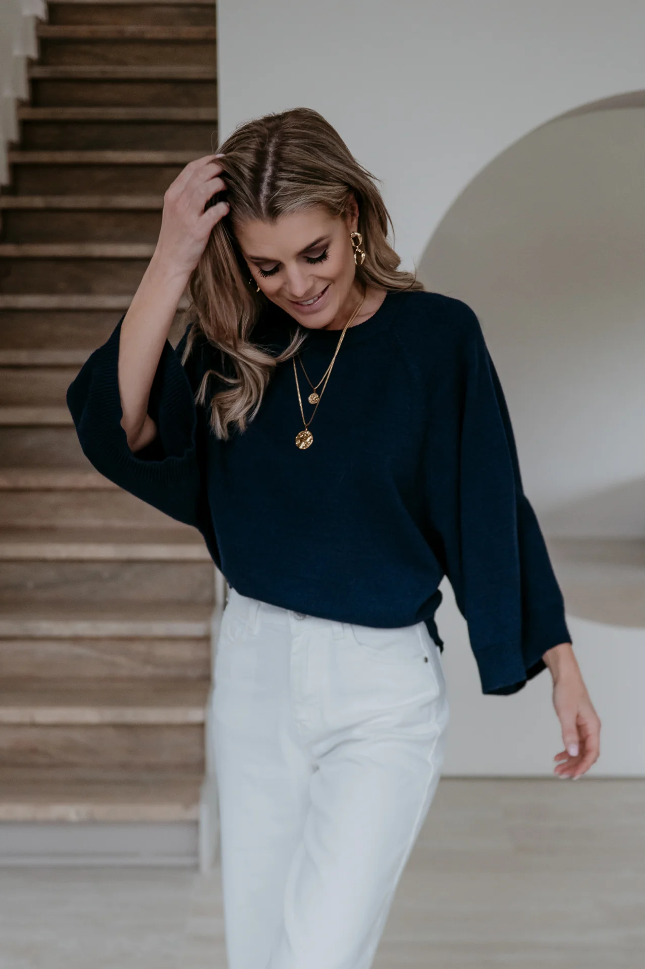 Lereno knit I Navy Blue - Image 10