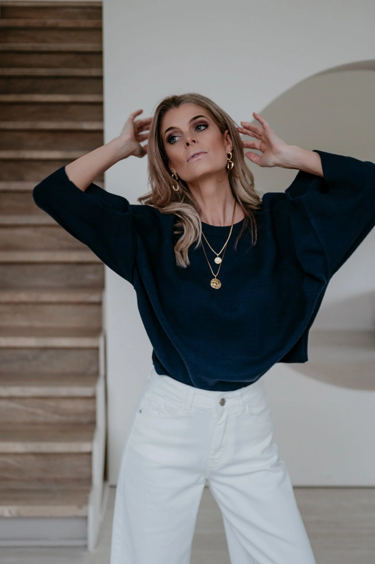 Lereno knit I Navy Blue - Image 11