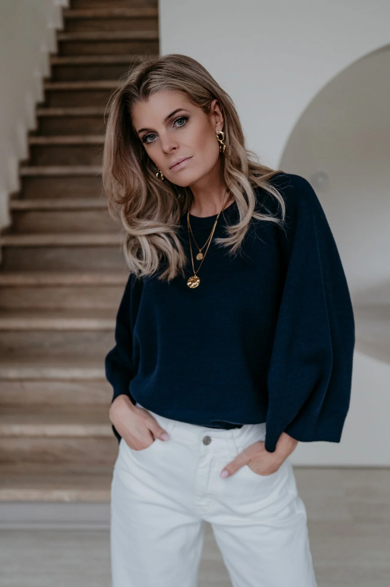 Lereno knit I Navy Blue - Image 13